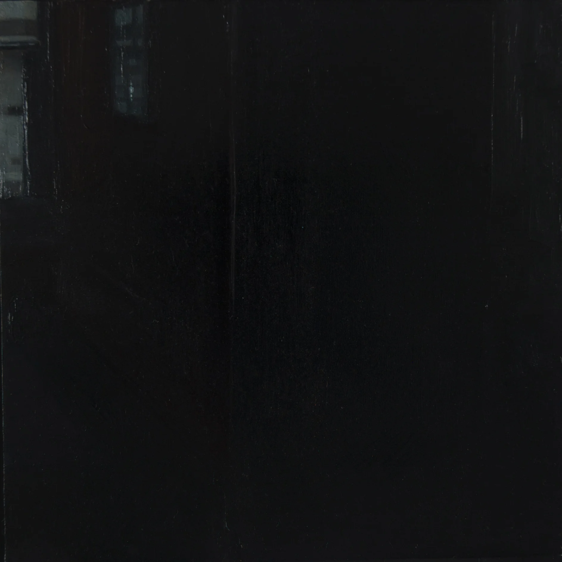 Untitled (Black Interior) - Study , 2014 Oil on panel 8.5" sq.