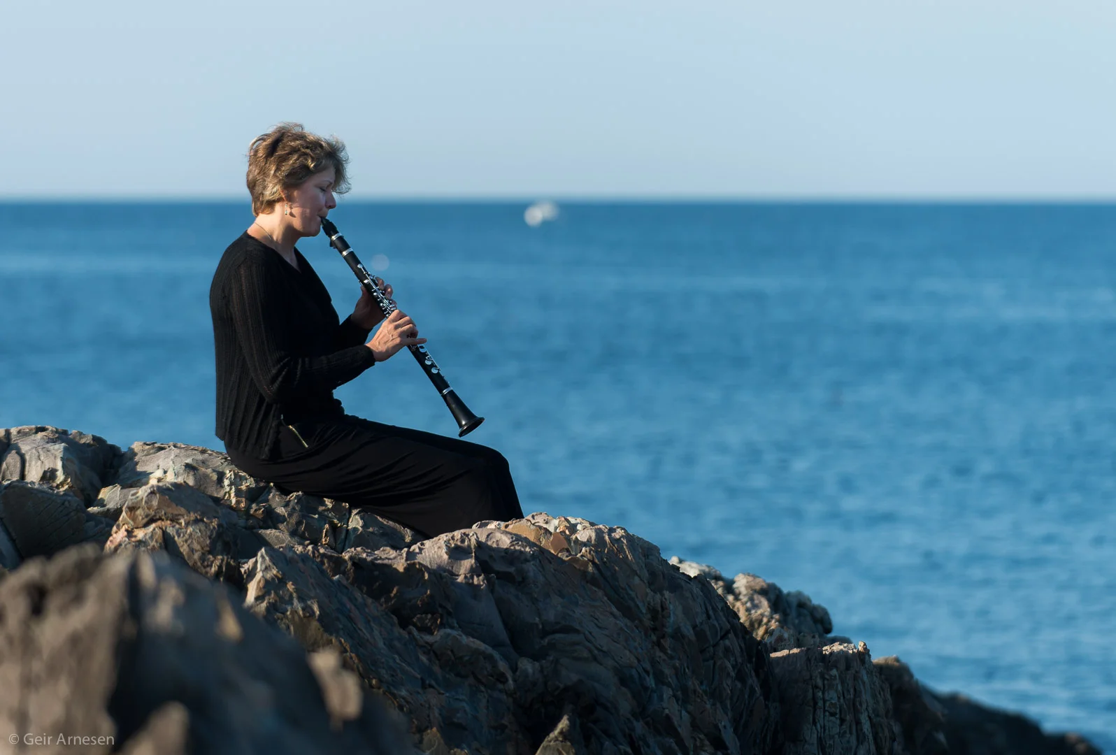 Clarinet On The Rocks - by Geir Arnesen