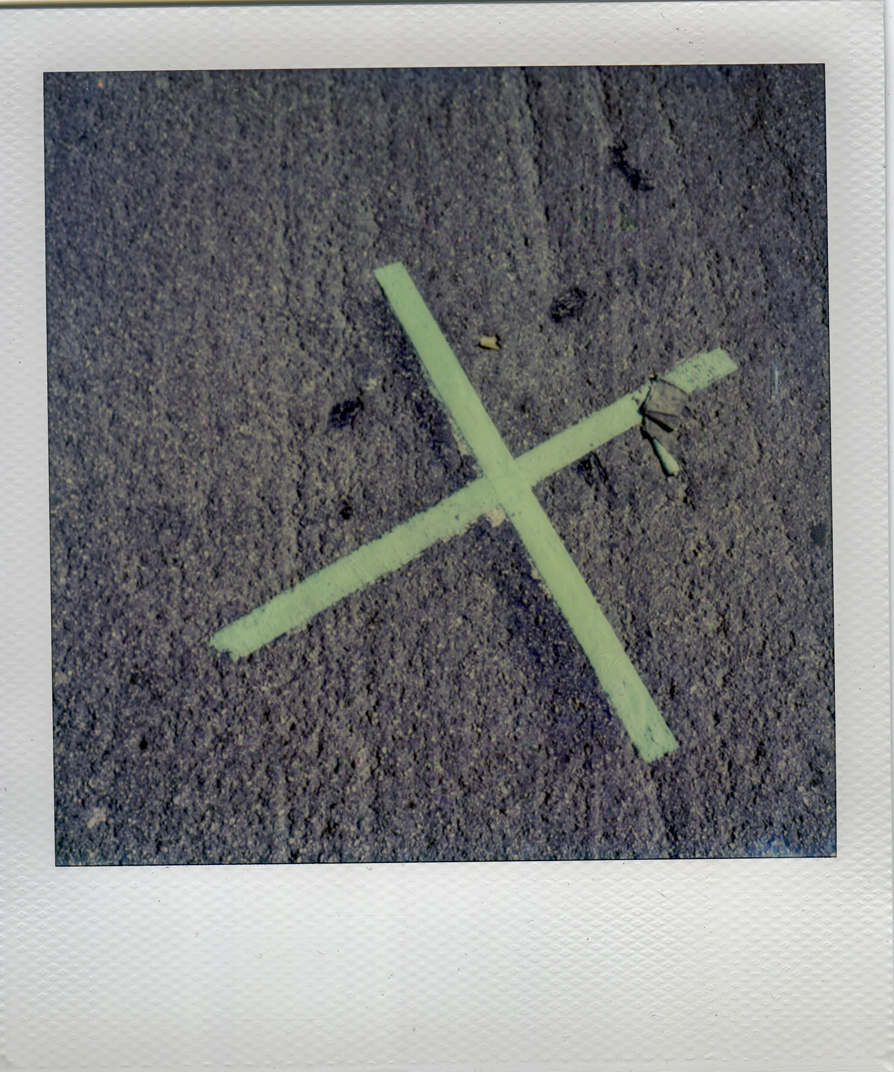 Tim Best, Conspiracy X, Instant Photograph, 2018, 5 x 7 inches