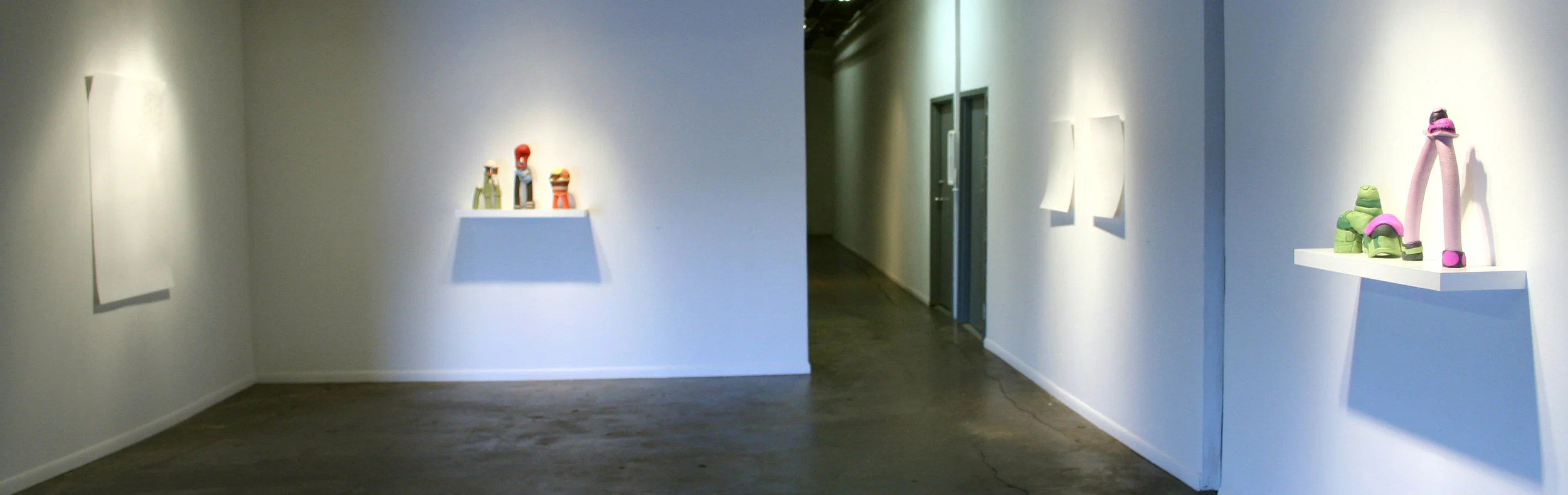 Installation Image of “Sweet Tart” exhibition by Jessica McCambly and John Oliver Lewis.