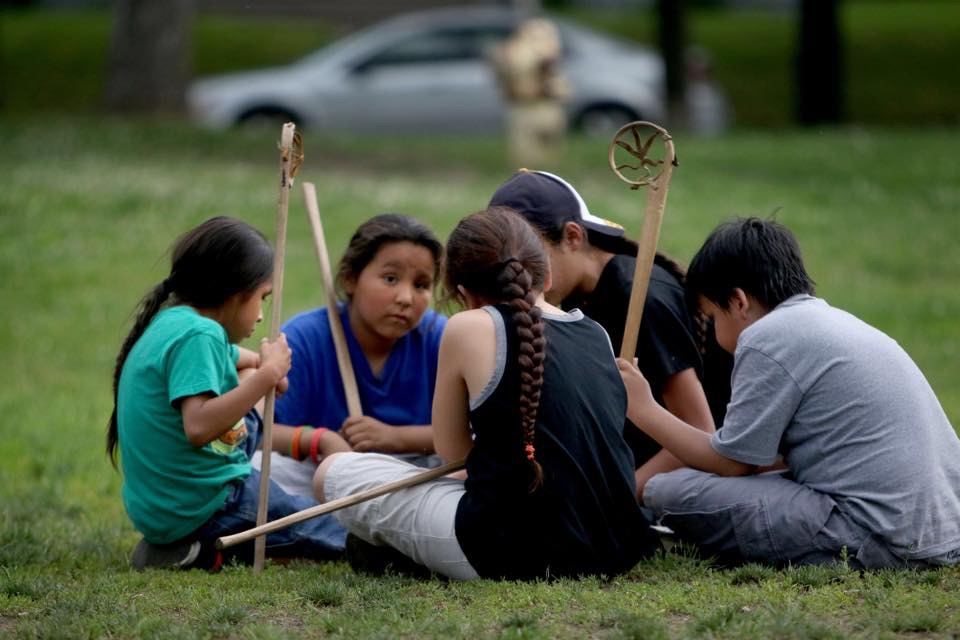  Twin Cities Native Lacrosse boys team at weekly practice. Photo: David Joles.&nbsp; 