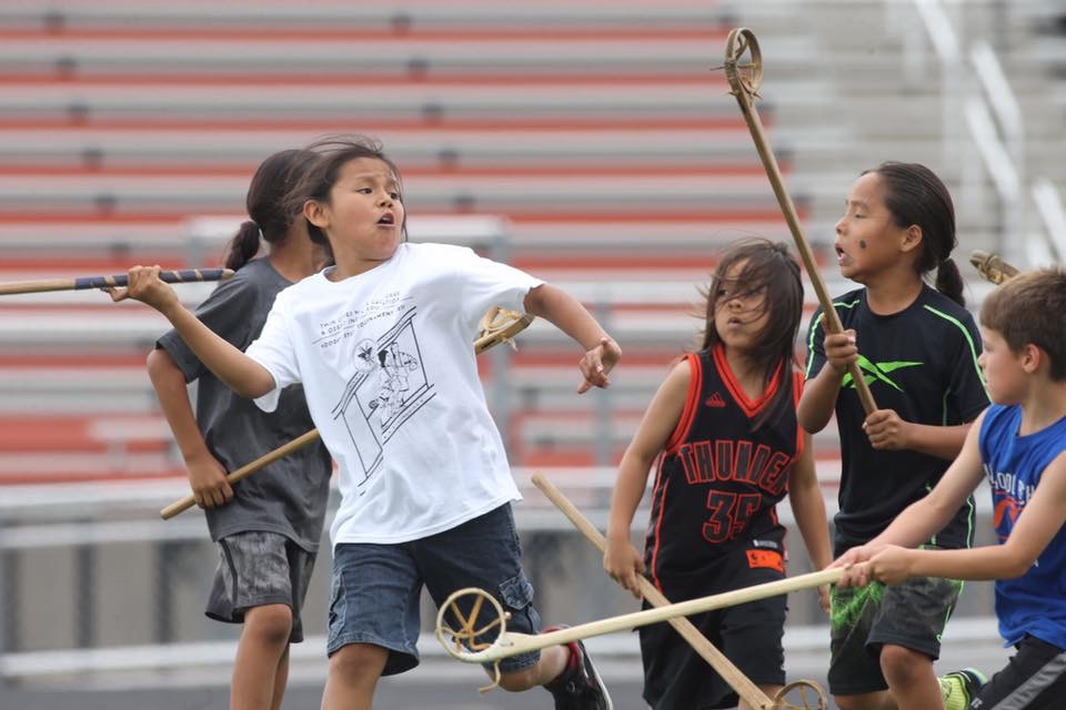  Twin Cities Native Lacrosse boys reclaiming culture, health and tradition.&nbsp;Photo: David Joles.&nbsp; 