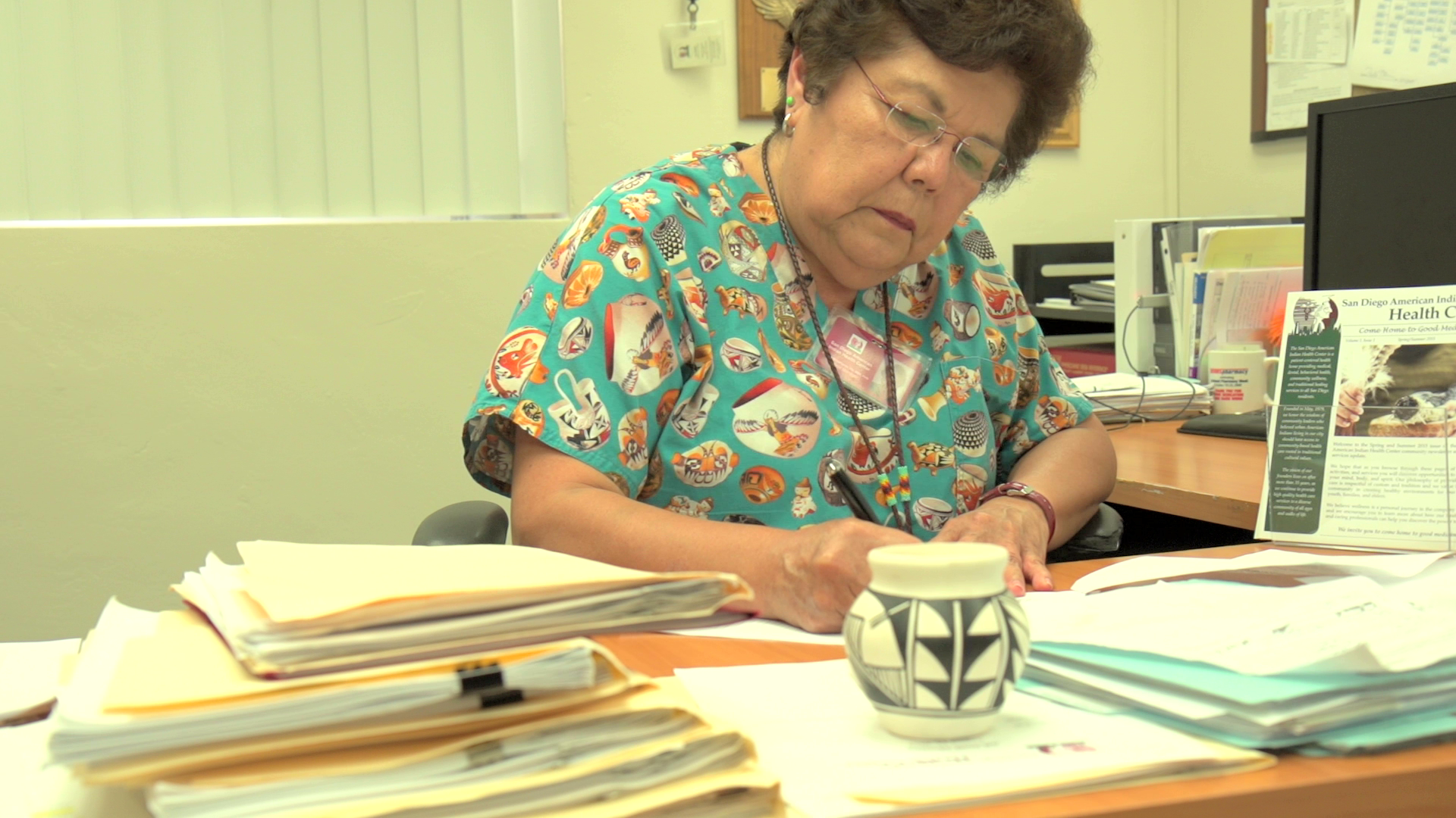 Ronnie Whitehorse of the San Diego American Indian Health Center says that a lot of young people are in denial about their risk for diabetes, but that it's never too early to take preventative steps. 