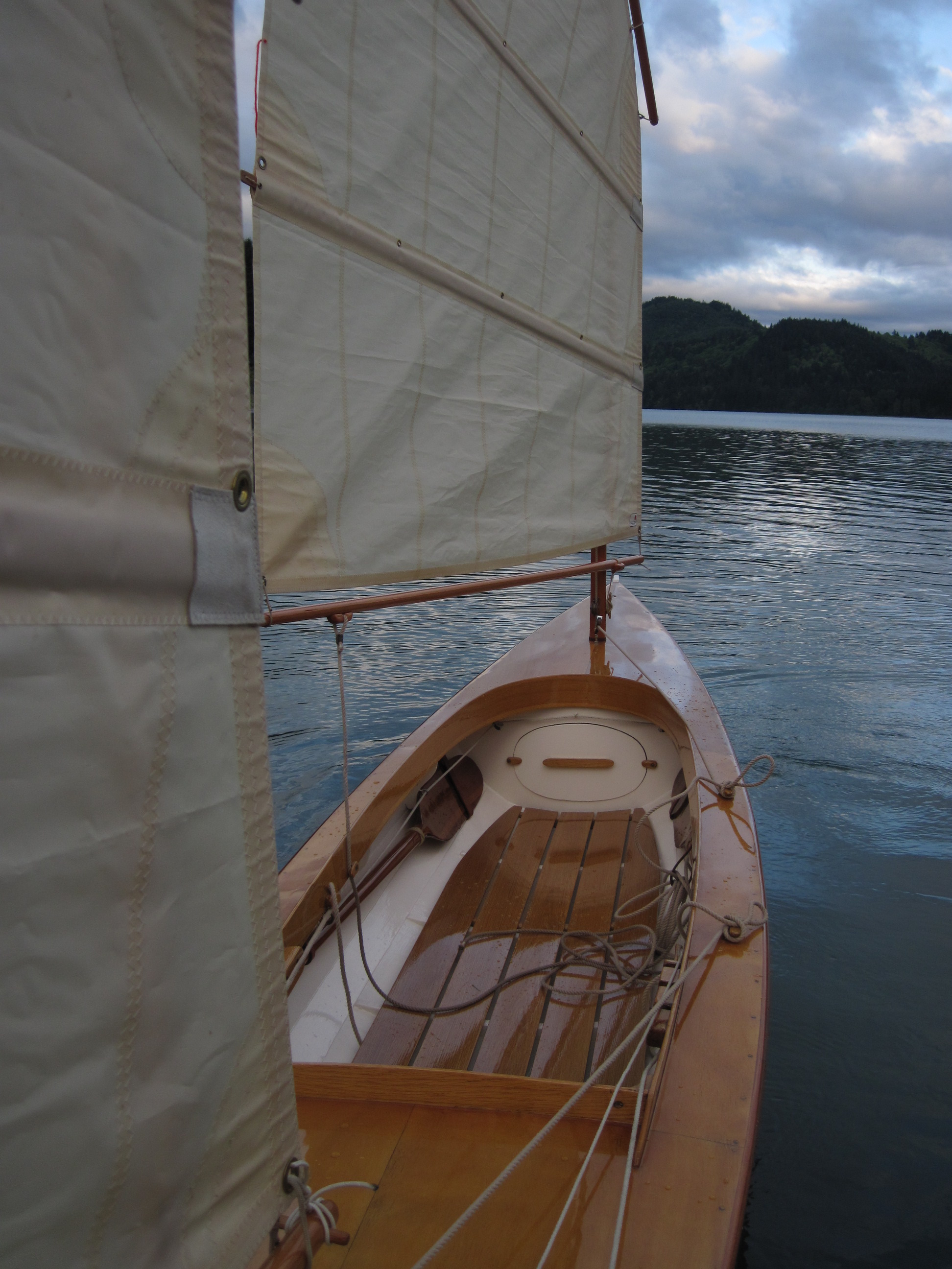 Macgregor Sailing Canoe — Thomas Boats Greenland Paddles, Skin On