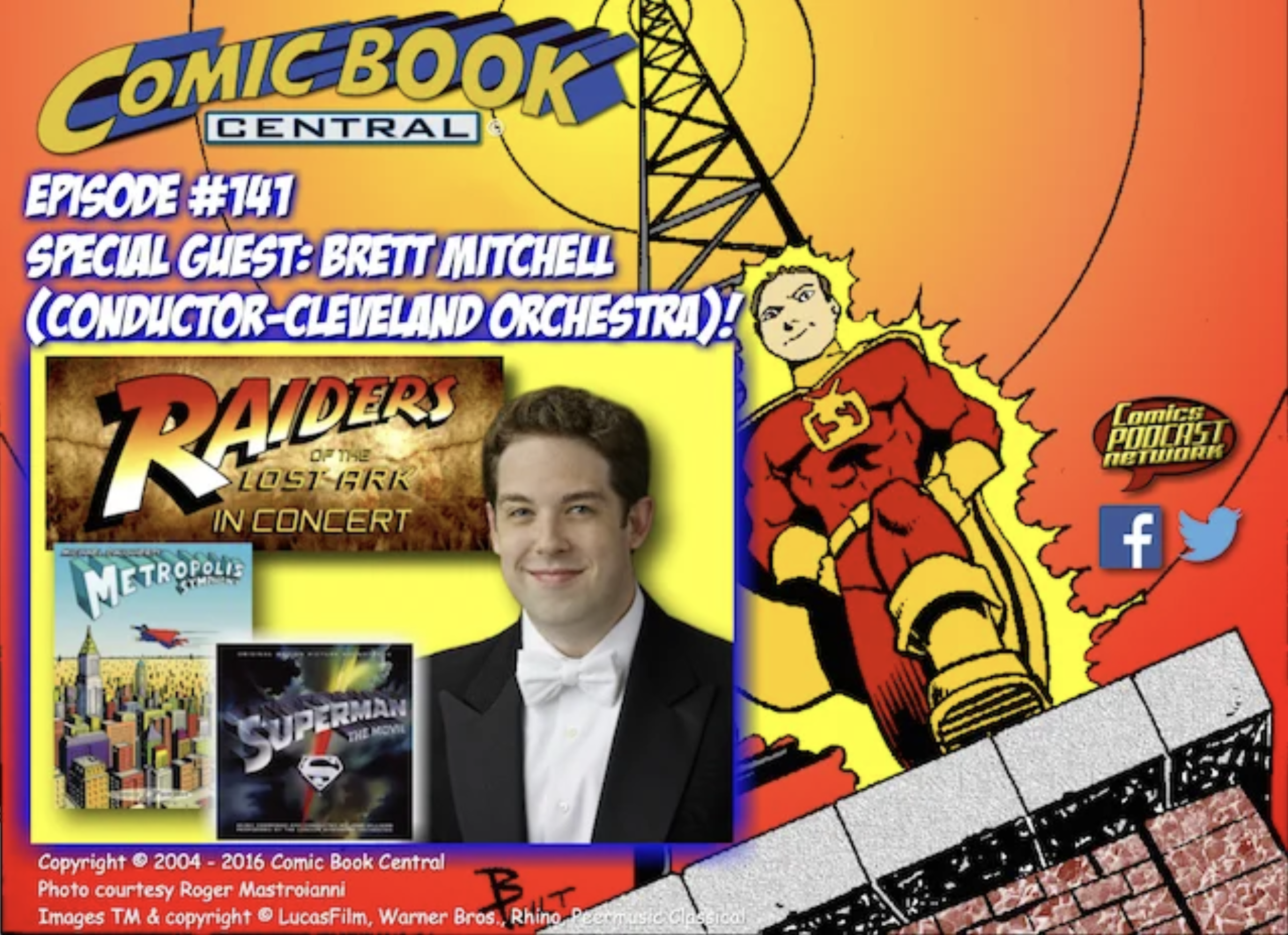 Audio: Brett Mitchell discusses John Williams with ‘Comic Book Central’