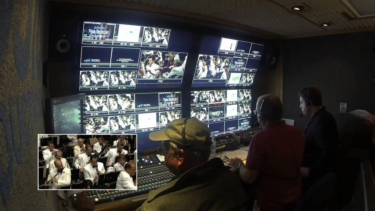 Video: Brett Mitchell calls the shots in the broadcast control room