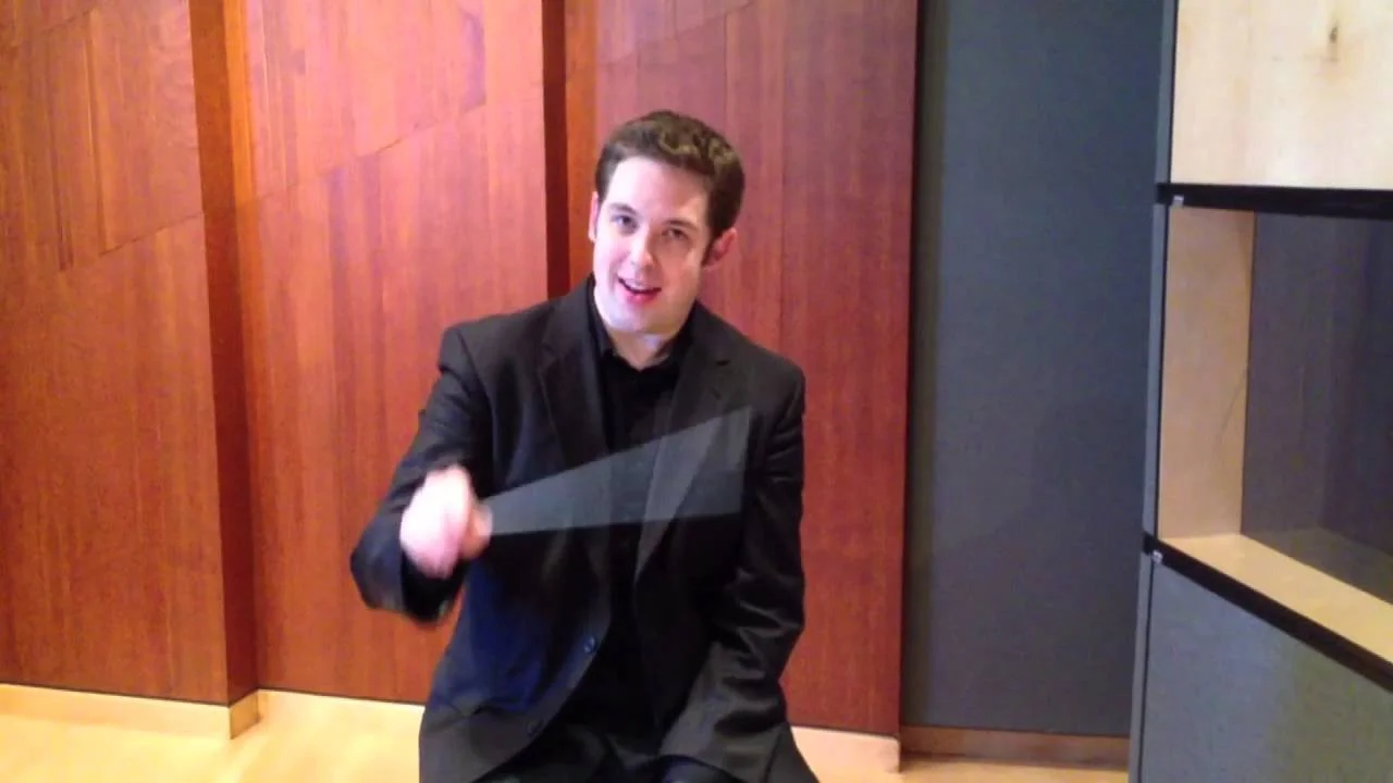 Video: Brett Mitchell's "conducting pointers" at Classical 91.7