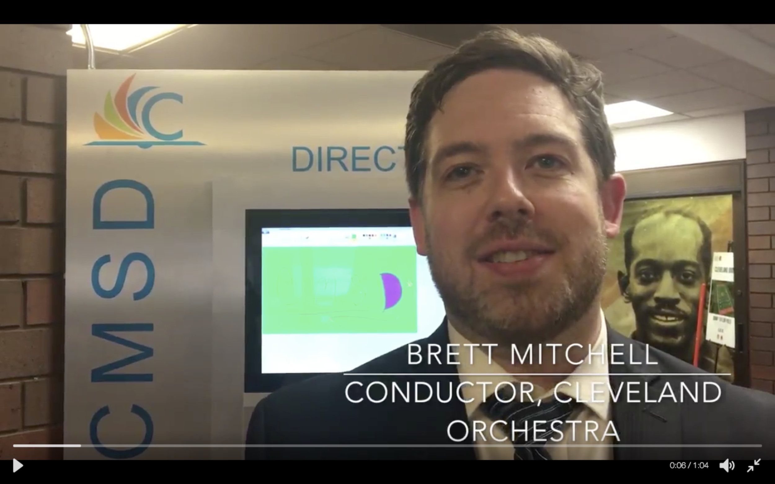 Video: Brett Mitchell takes The Cleveland Orchestra into community schools