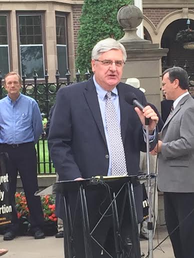 President Dean Nadasdy, LCMS South District "This is not just an issue, and it's certainly not a women's health issue! This is a commandment--Thou shalt not kill. You see, God is BUSY in the womb, working out HIS plan! The tragedy of abortion is that it steps into the place of God."