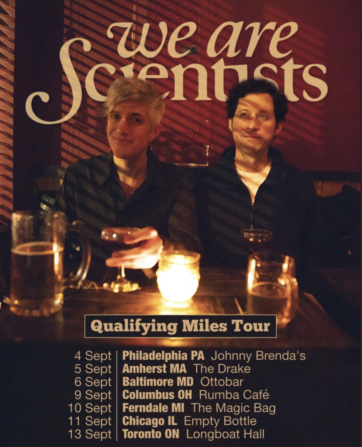 Philadelphia, PA -- Johnny Brenda's w/ We Are Scientists and Sean McVerry (support)
