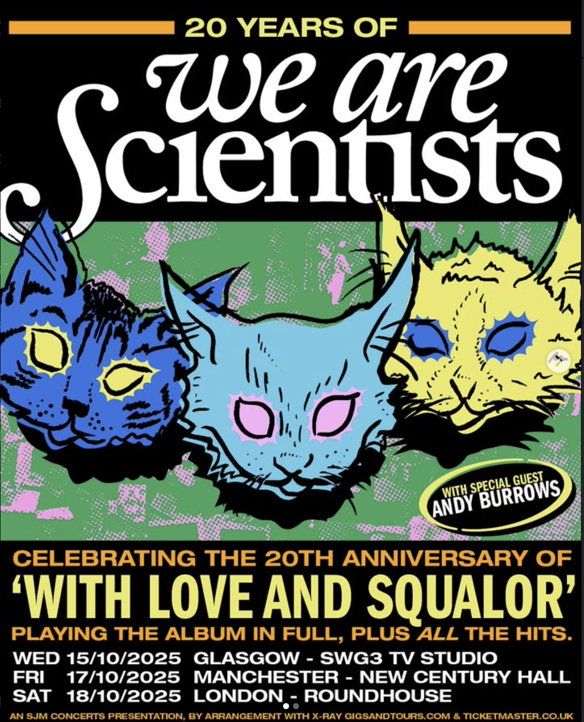 Glasgow, Scotland -- SWG3 Warehouse w/ We Are Scientists