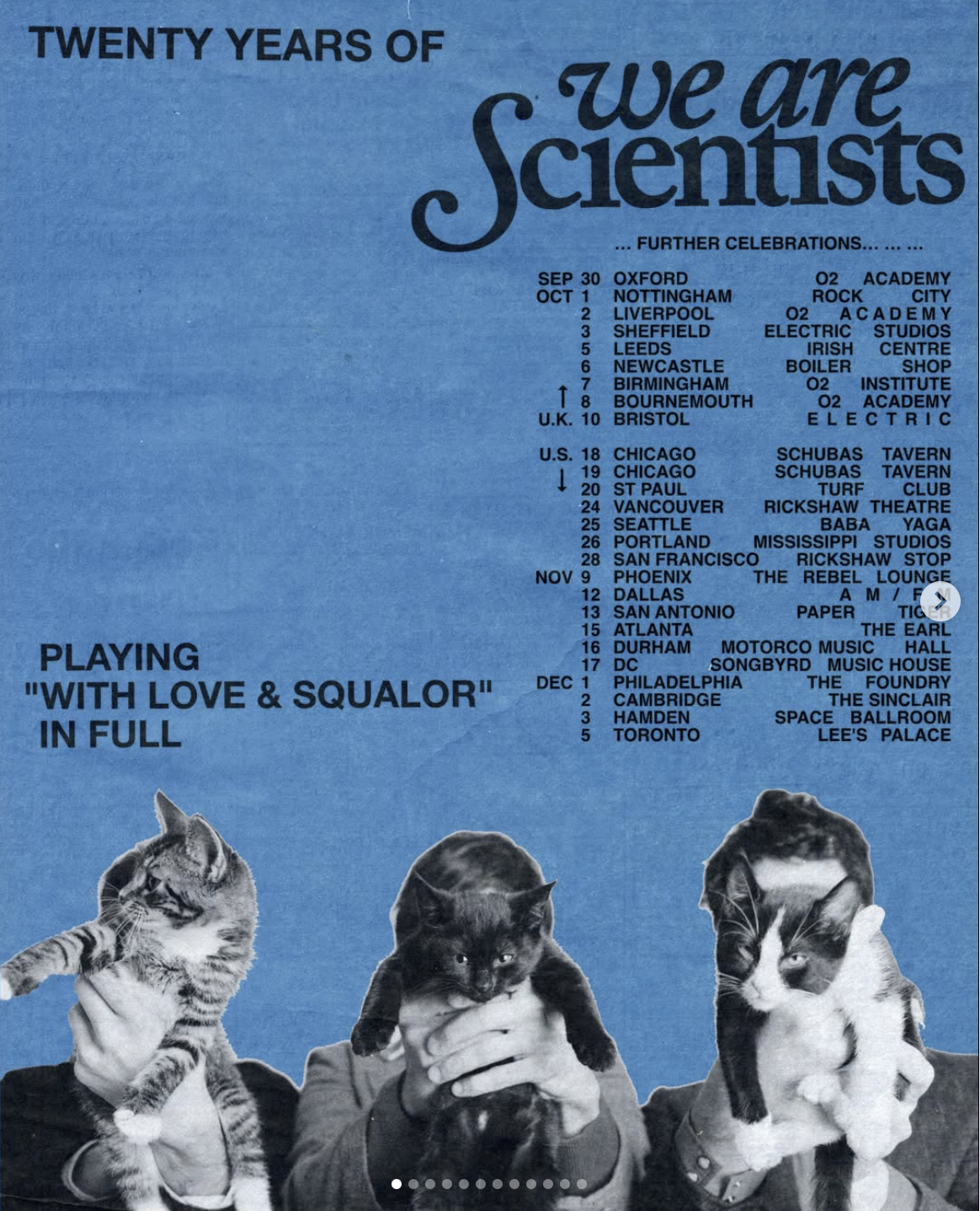 W/ We Are Scientists &amp; Sean McVerry -- Seattle