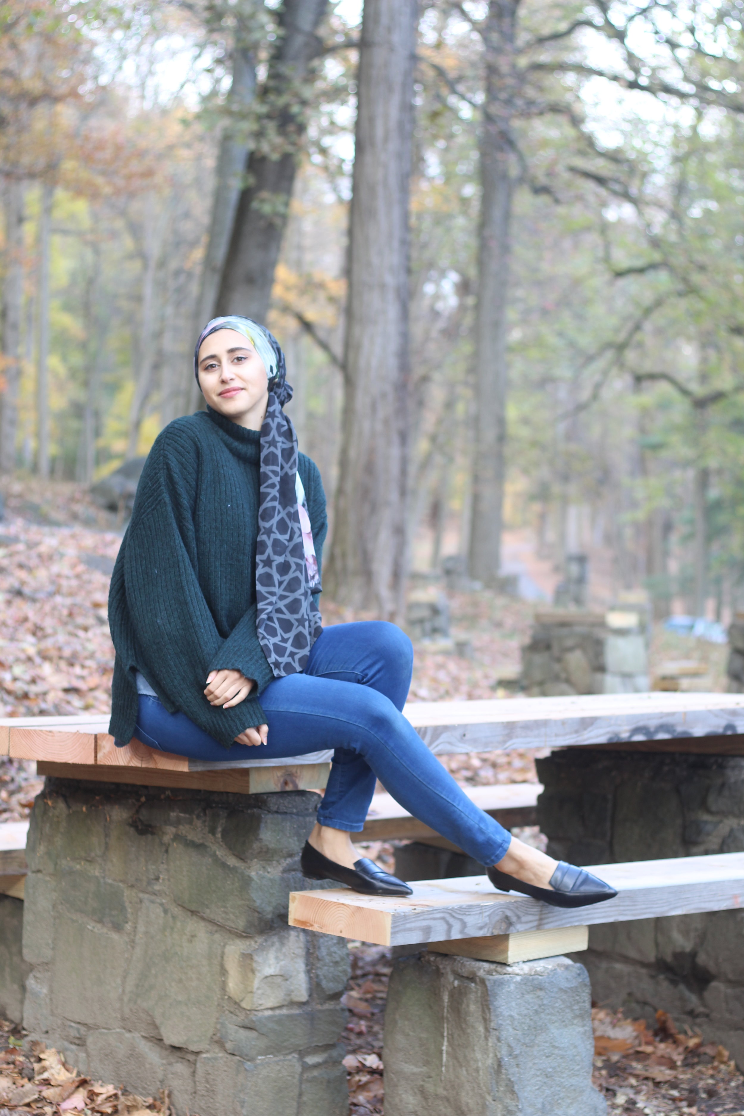 hijab-moroccan-scarf-fall winter fashion