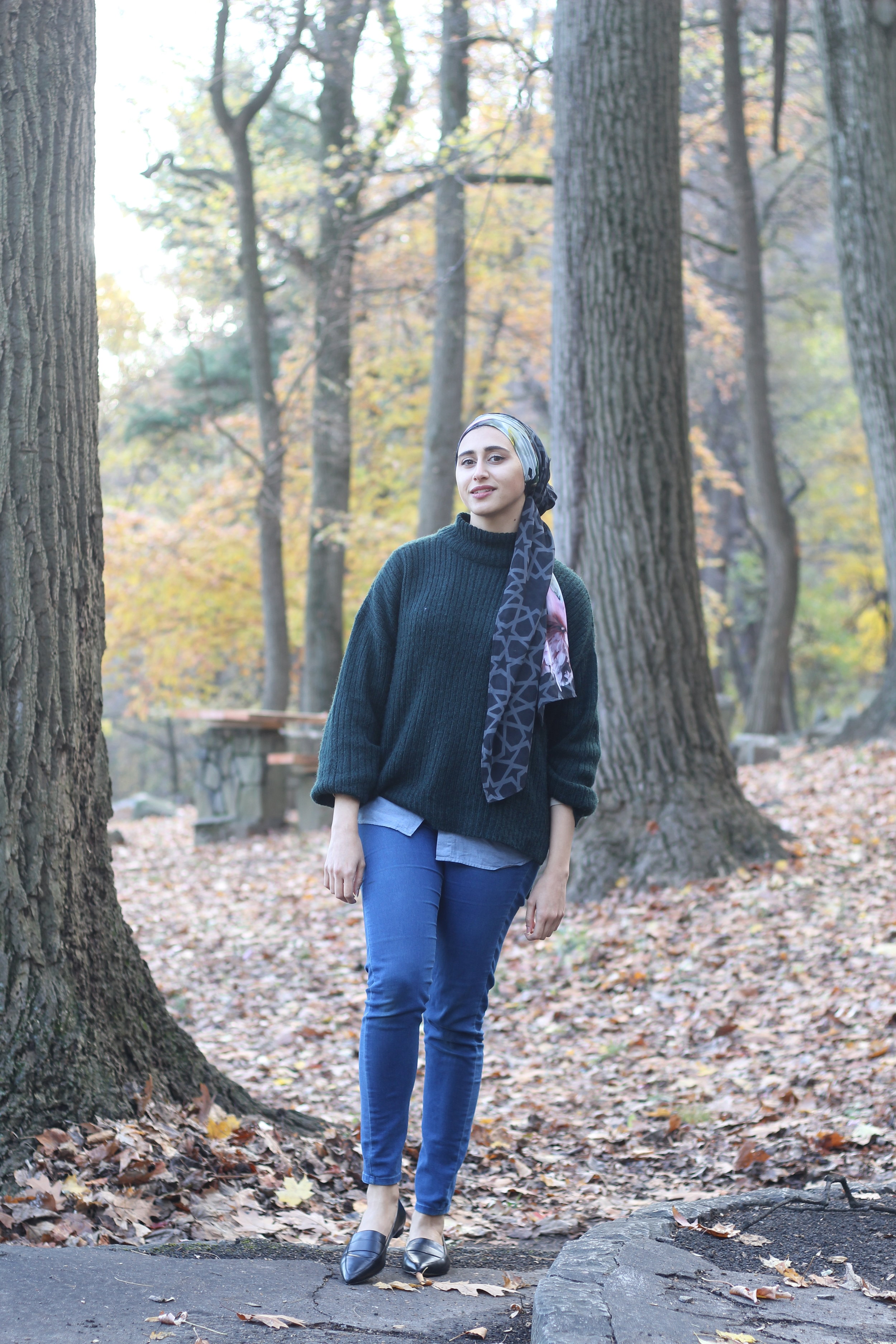 hijab-moroccan-scarf-fall winter fashion