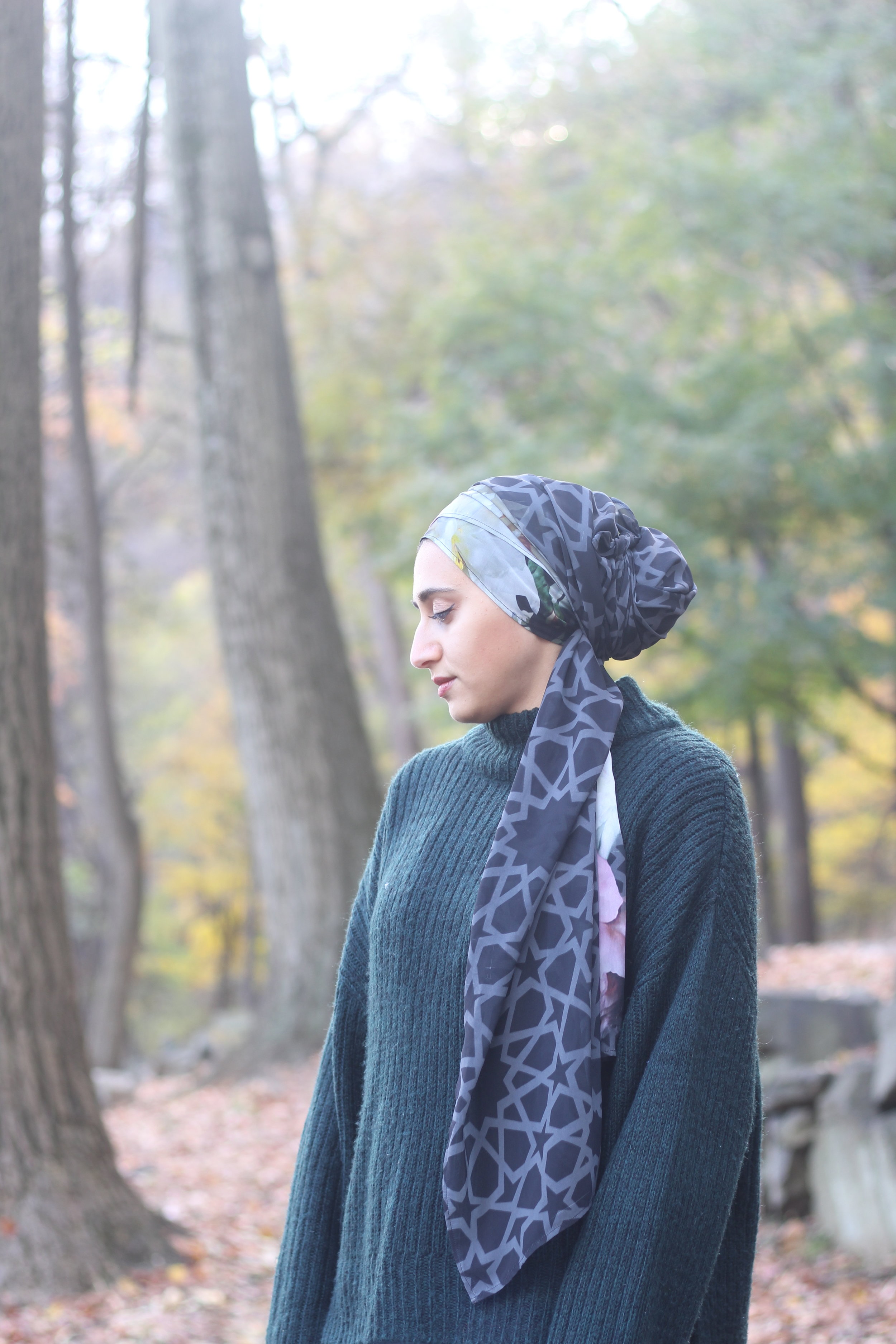 hijab-moroccan-scarf-fall winter fashion