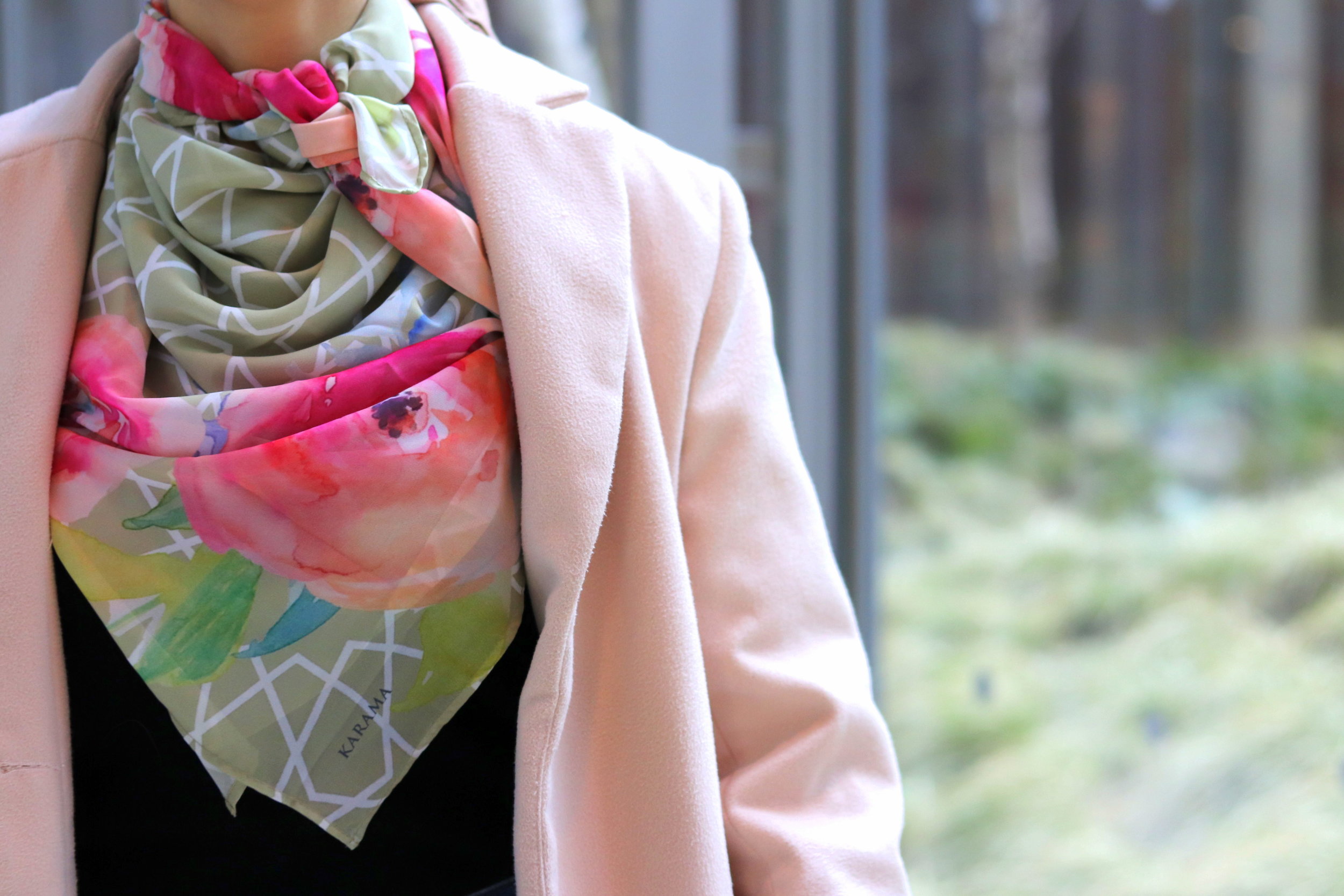 moroccan scarf neck scarf