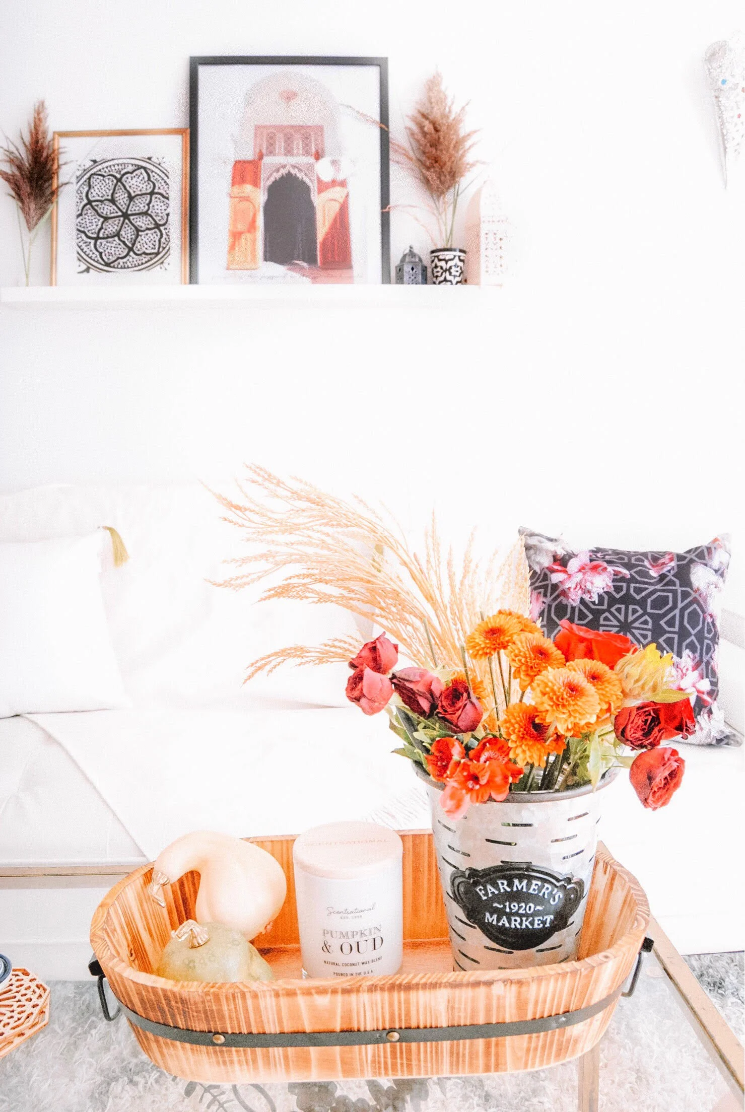 Modern Moroccan Farmhouse Fall Decor - KaramabyHoda