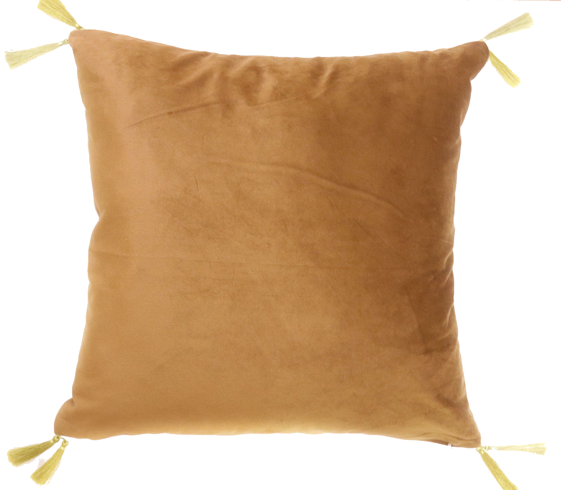 Tassel Velvet Pillow-Coco Moroccan Boho Karama Company Karama By Hoda Karama Interior