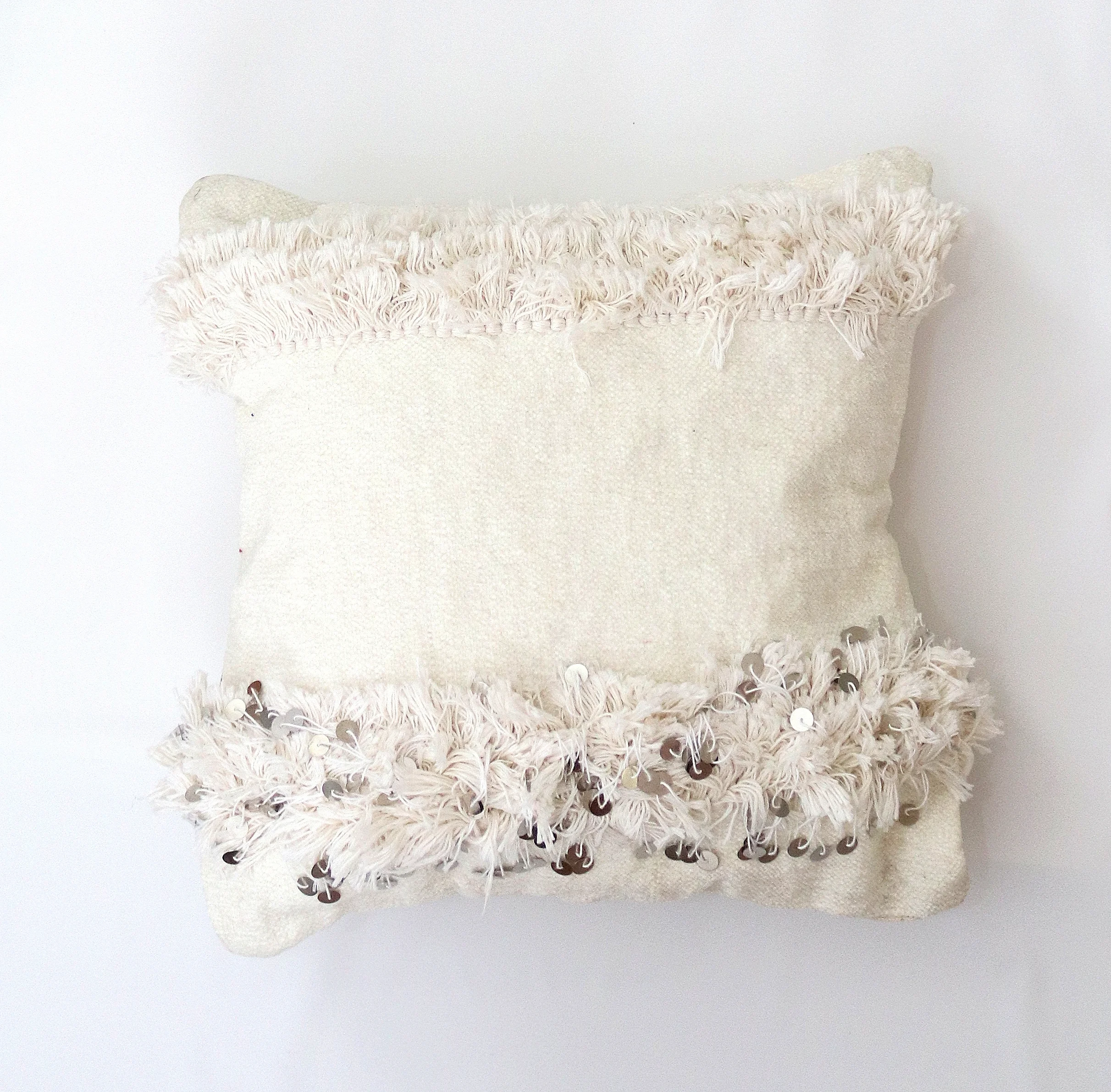  Moroccan Wedding Marriage Pillow Handcrafted in Morocco. Moroccan Decor- Karama Interiors