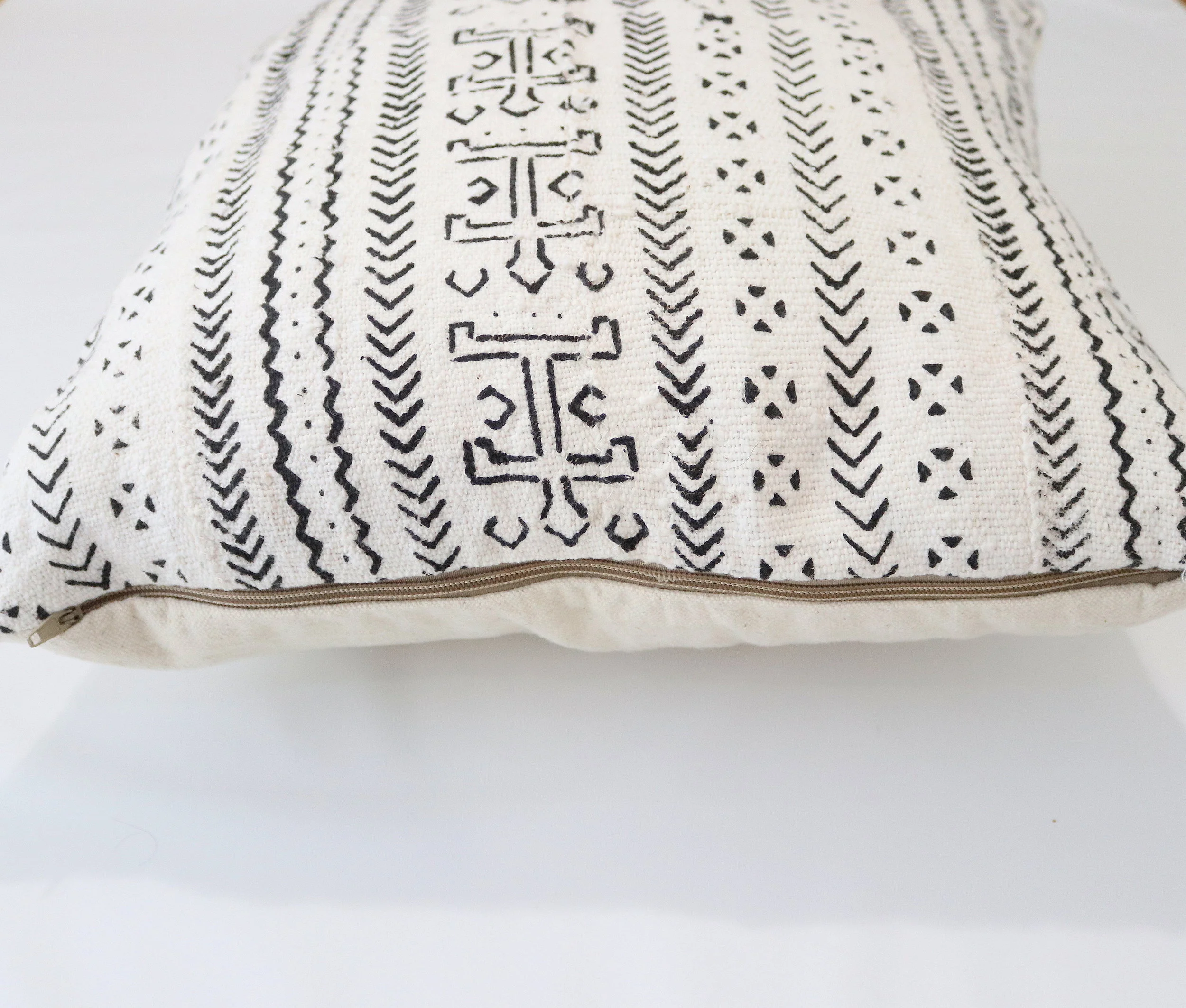 Copy of Tribal Mudcloth Moroccan Pillow Handcrafted in Morocco. Moroccan Decor- Karama Interiors