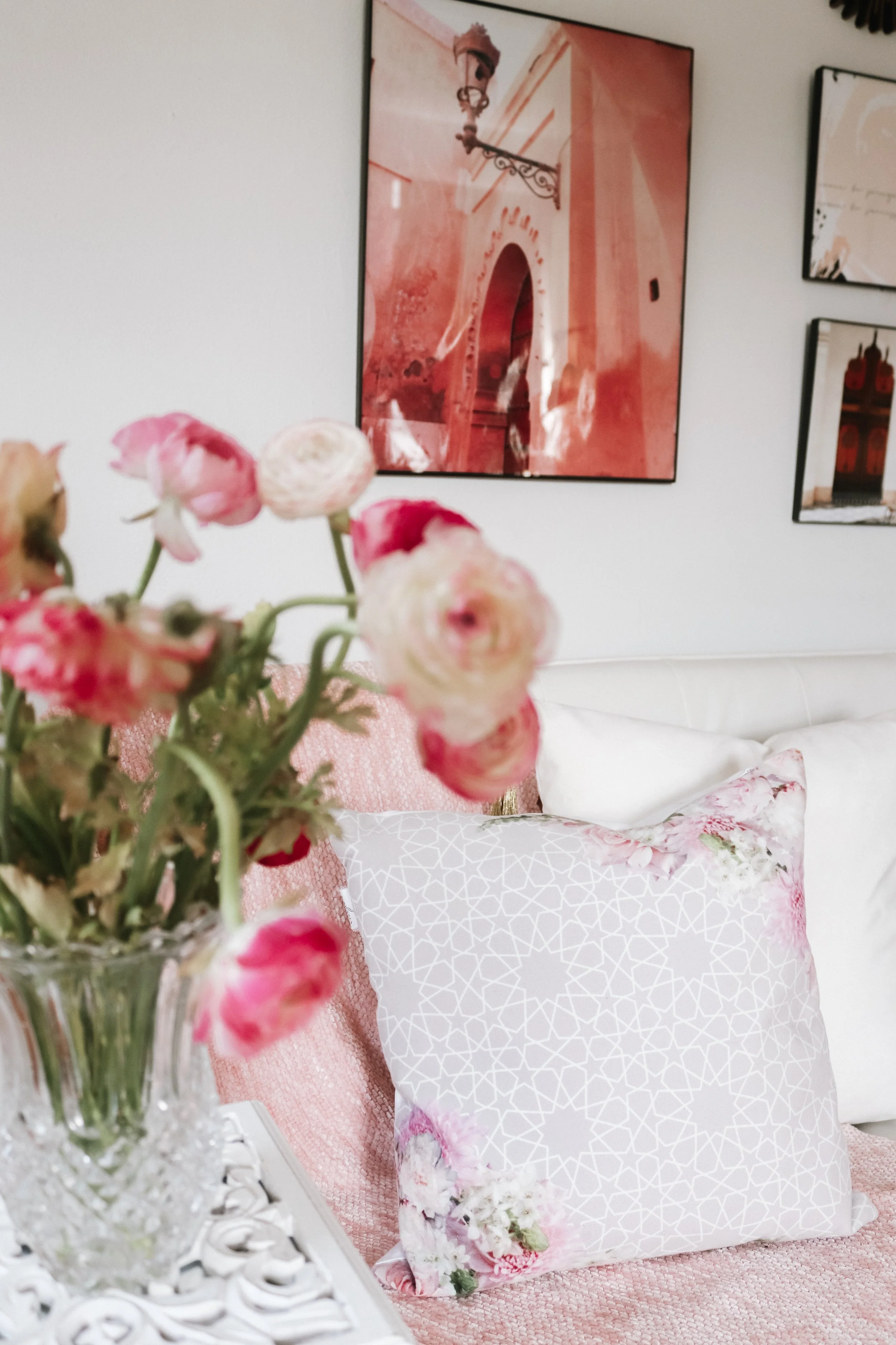 Modern Arabesque Moroccan Boho Decor - Karama by Hoda NYC.