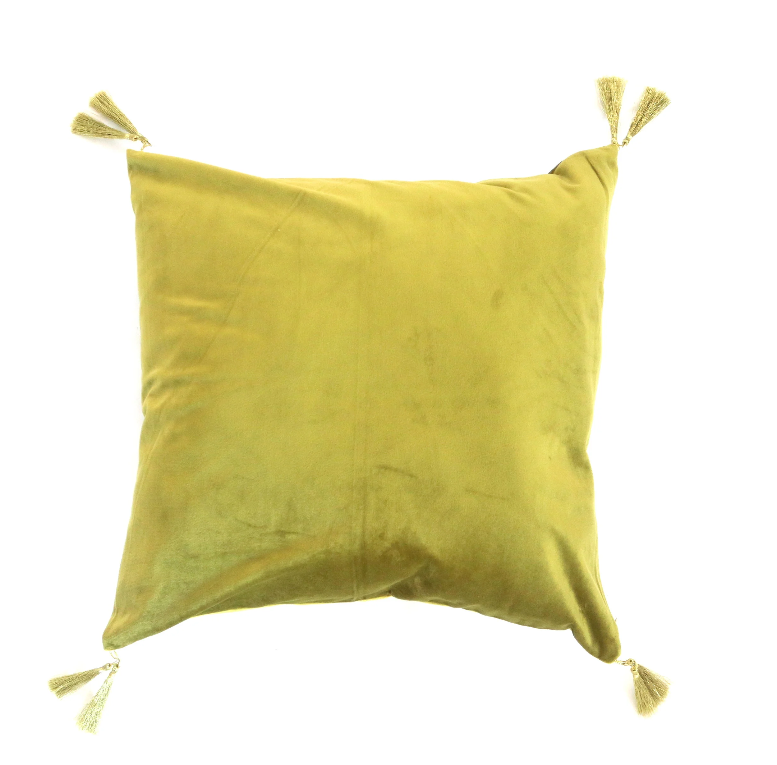 Copy of Karama Karama by Hoda- Green Velvet Moroccan Pillow