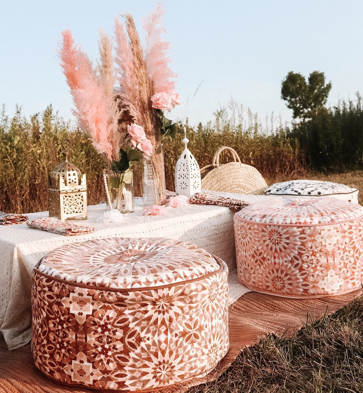 MoroccanBrownPouf - Karama by Hoda- Boho Picnic (8).jpg