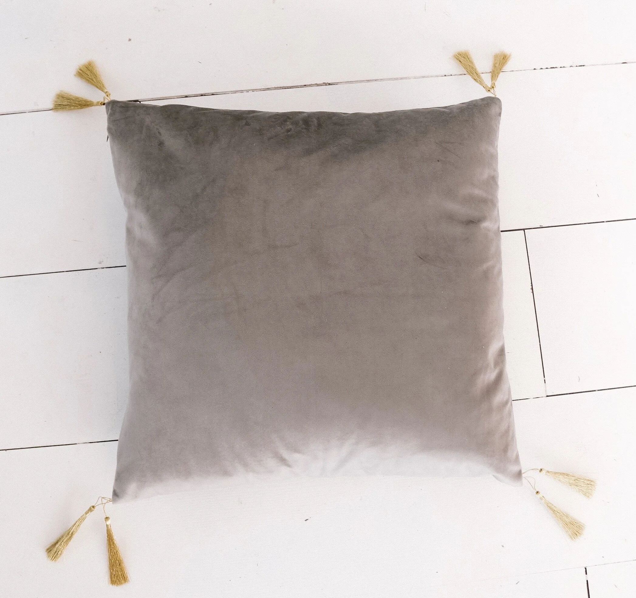 Grey Gray Color Psychology Velvet Pillow- Throw Pillow- Interior Therapy - Karama by Hoda.jpg