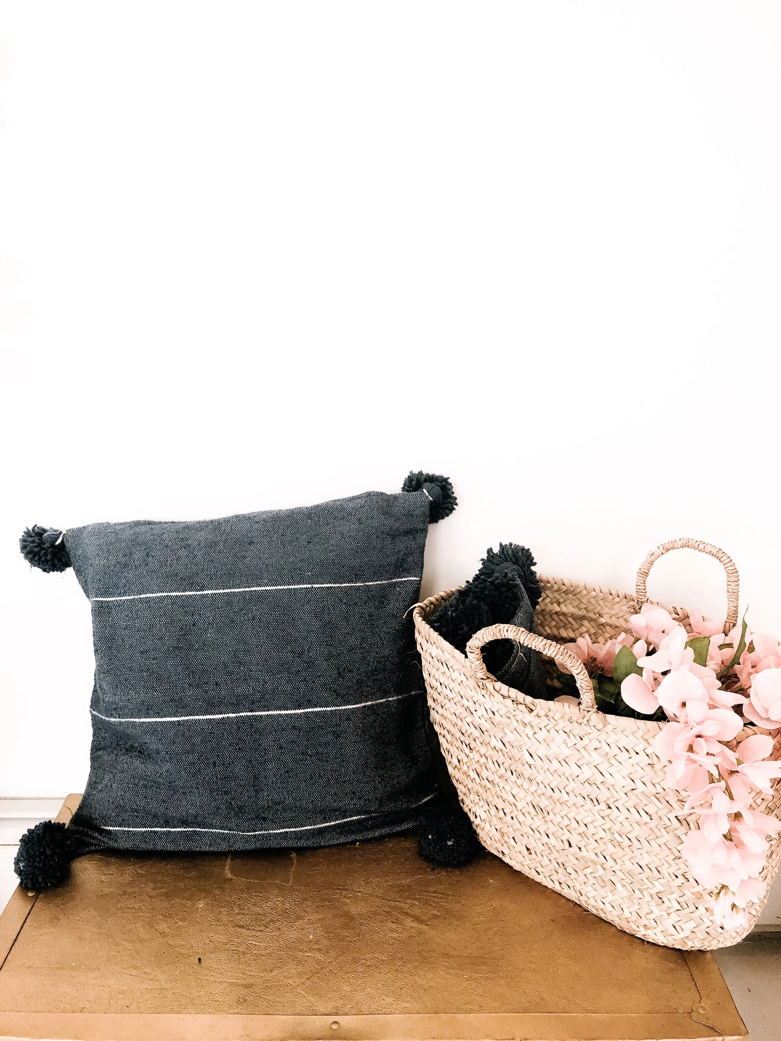 Blue Handwoven Moroccan Boho Pillow- Karama by Hoda 1.jpg