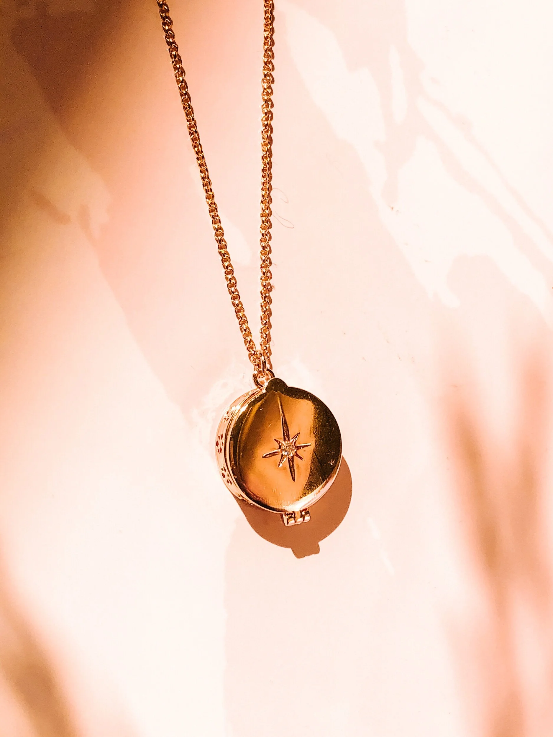 -$49 Aroma Gold Star Necklace - Karama by Hoda- Holistic Lifestyle