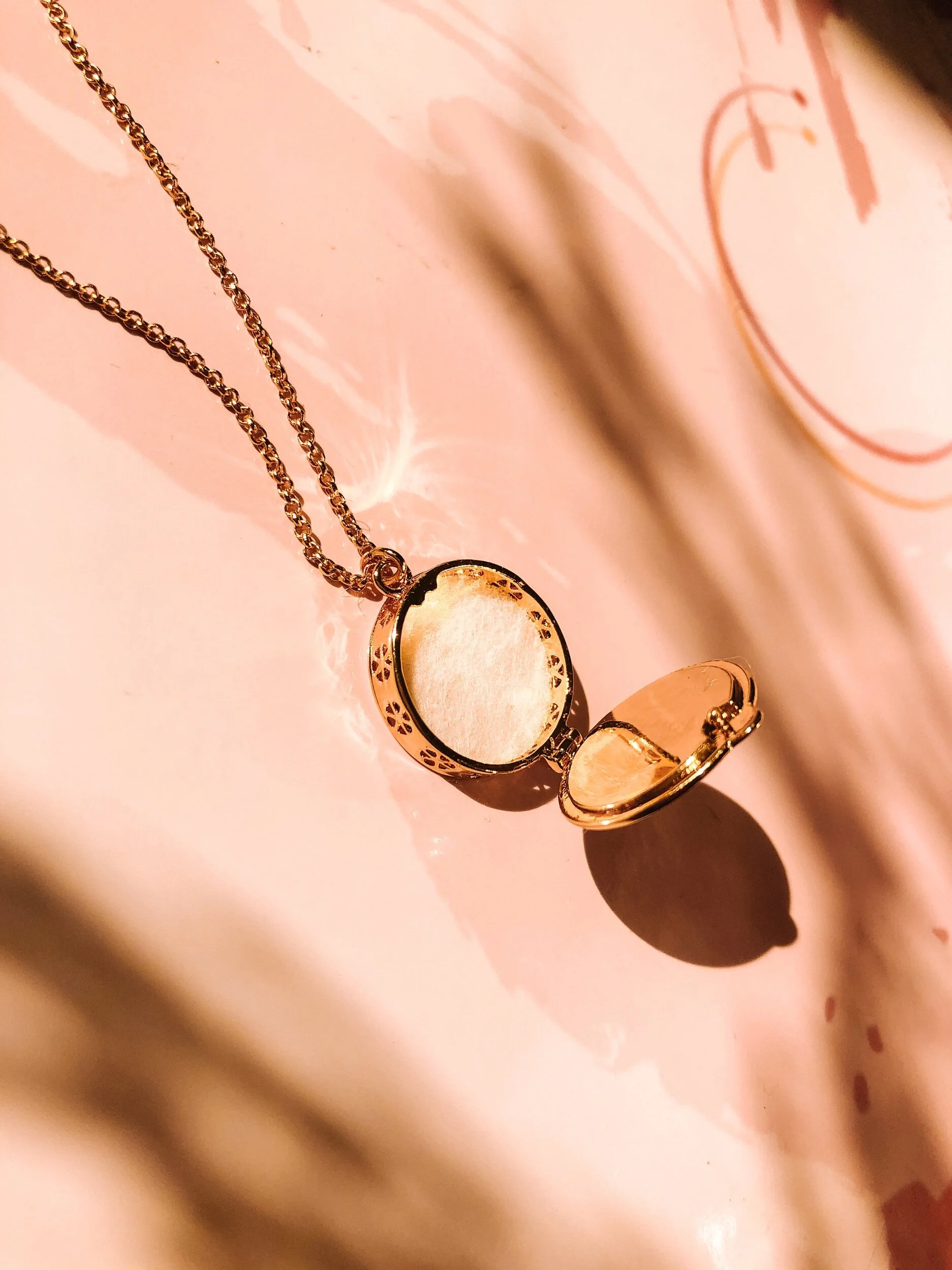 -$49 Aroma Gold Star Necklace - Karama by Hoda- Holistic Lifestyle