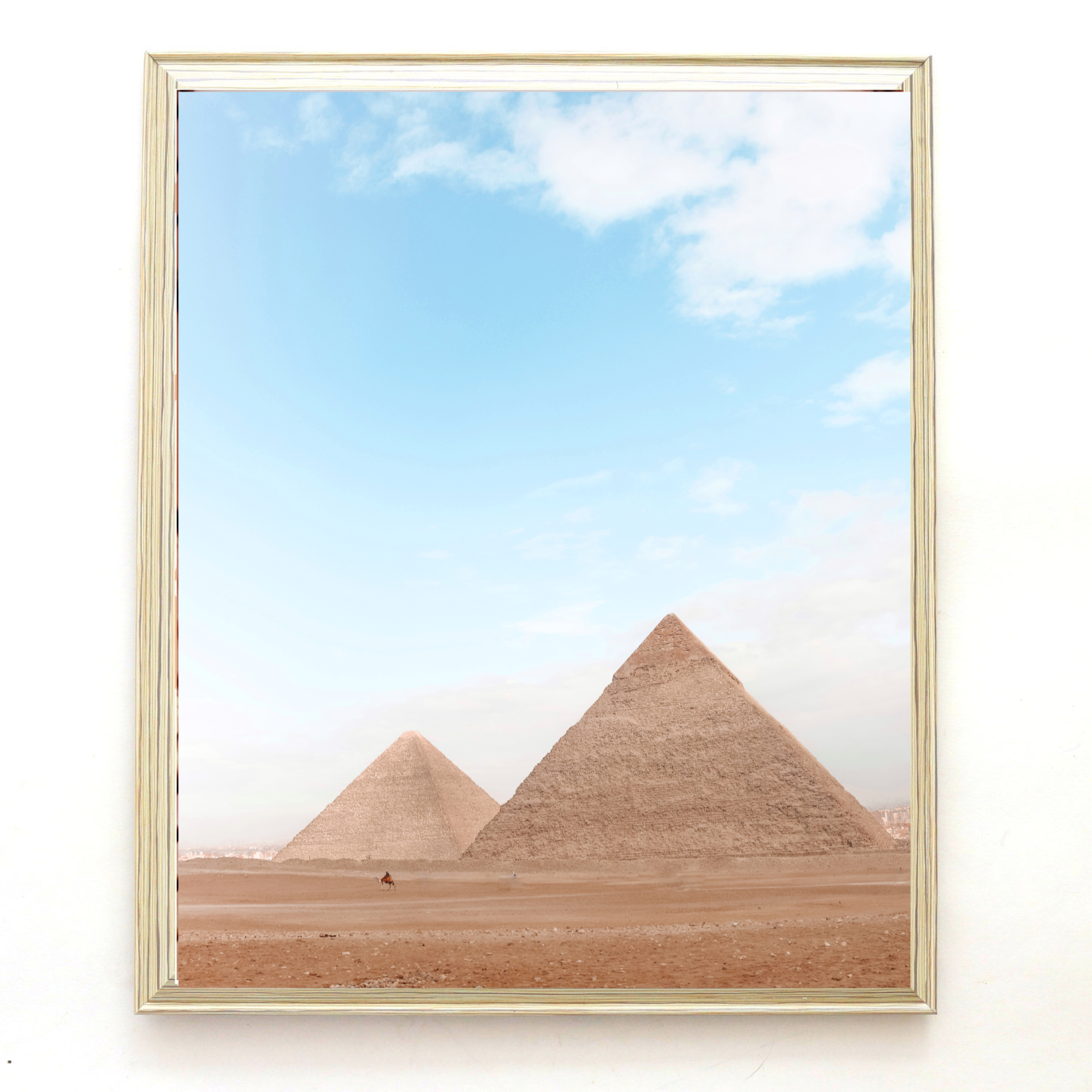 Two Pyramids- Karama by Hoda - Fine Wall Art-Cairo.png