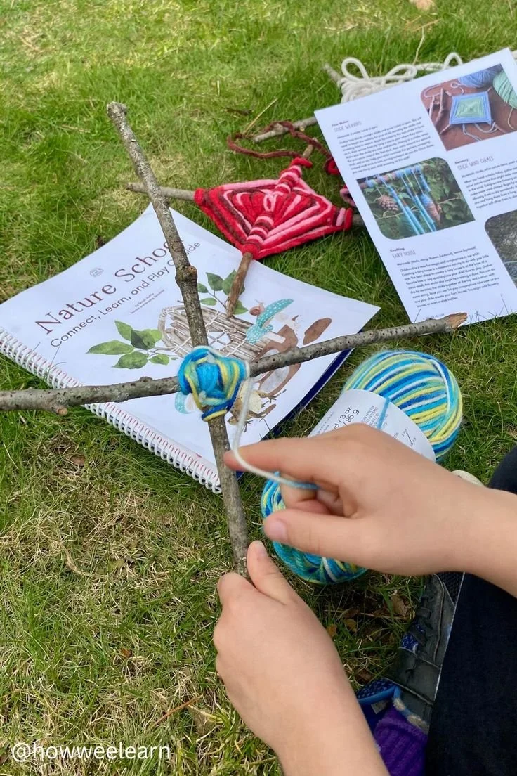 Nature Activities for Preschoolers _ Stick Weaving - How Wee Learn.jpeg