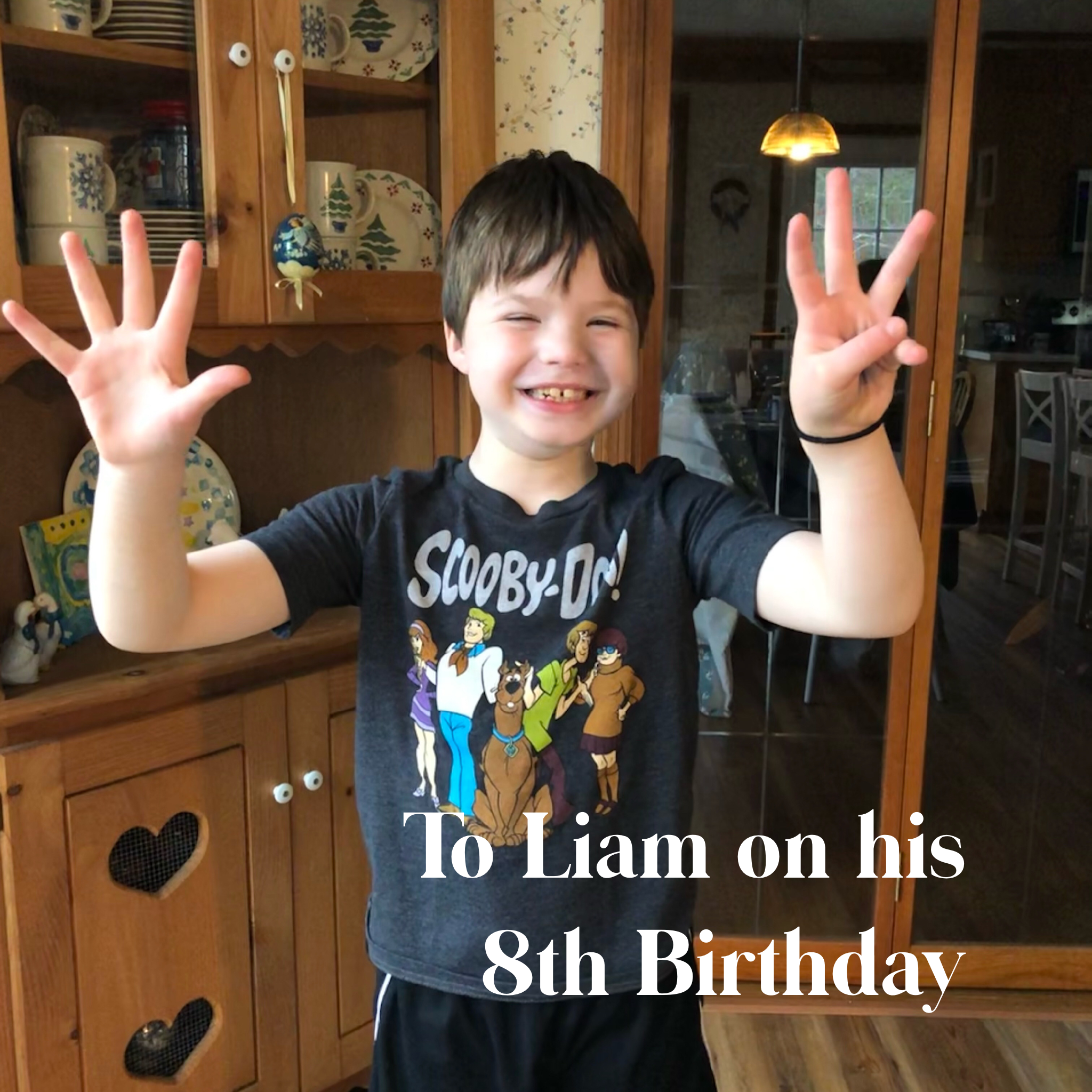 To Liam on His 8th Birthday