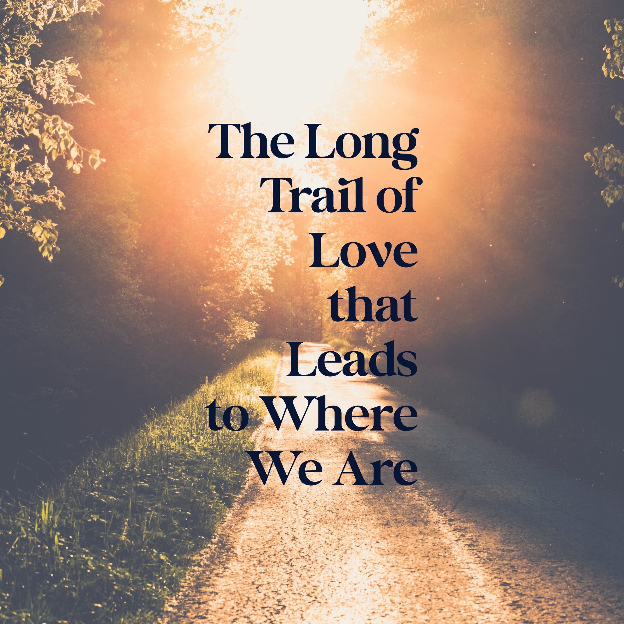The Long Trail of Love that Leads to Where We Are