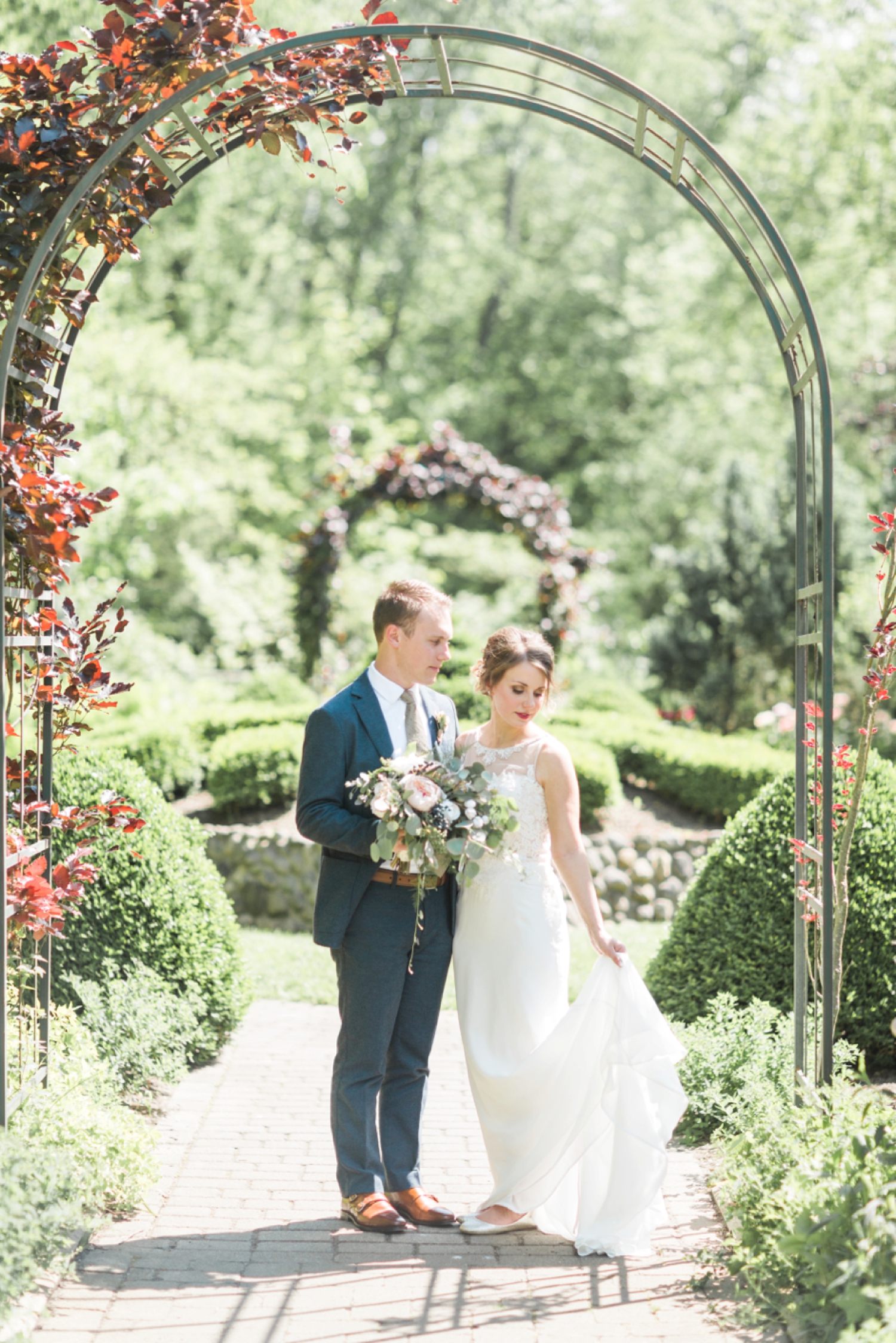 Ali Ryan Navy Gold Wedding At Top Of The Market Banquet