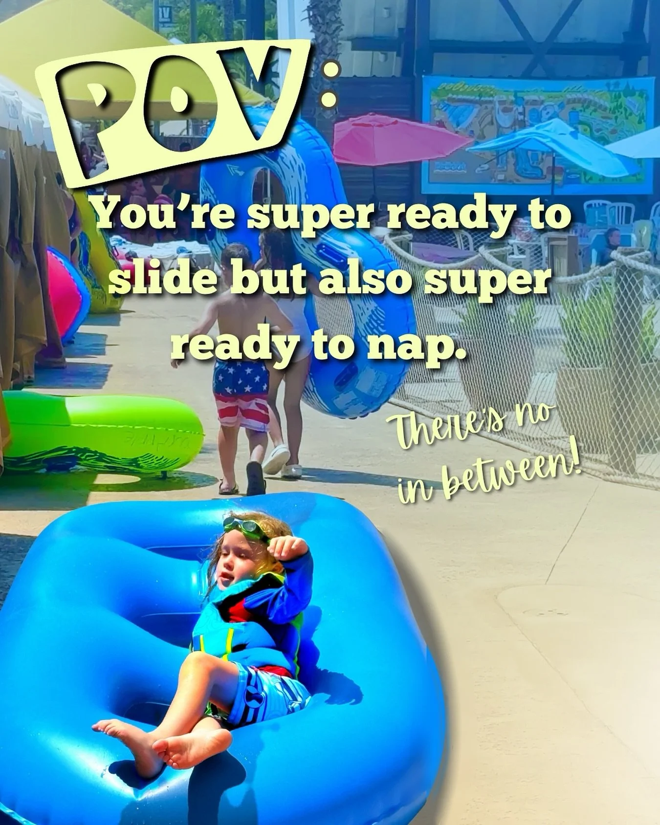 You know what they say&hellip;&rdquo;SLIDE HARD, SLEEP HARD&rdquo;. It&rsquo;s the water park way of life! ☀️ 🌊 🛝 

#waterworkspark #waterslides #reddingca #pov