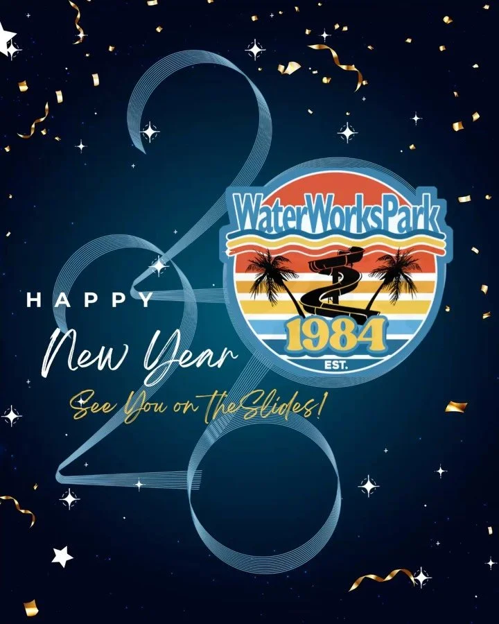 💥🎉HAPPY NEW YEAR FROM WATERWORKS PARK! 

Wishing everyone a splashing 2026! 

#waterworkspark #reddingca #happynewyear