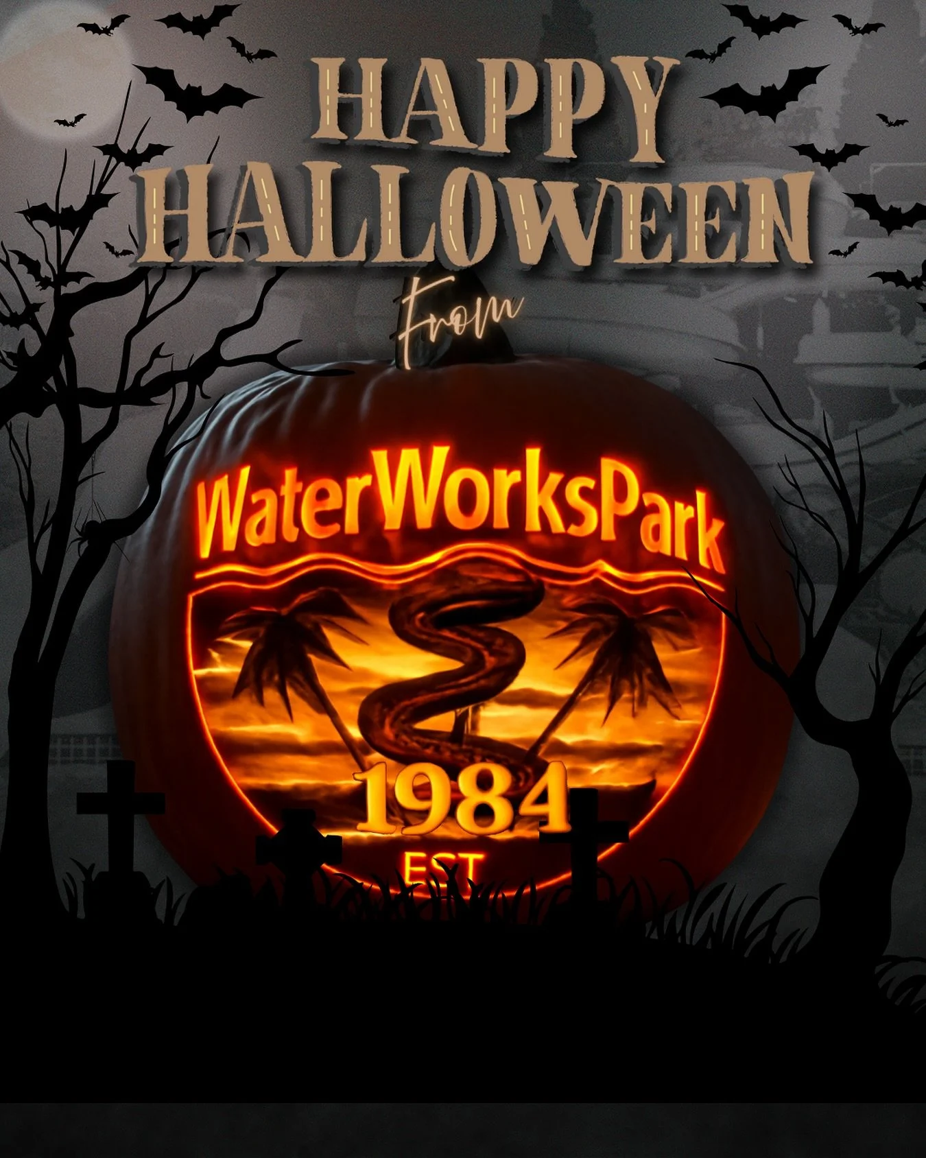🎃 Happy Halloween 🎃 
If you&rsquo;re trick-or-treating tonight, we hope you come home with all your favorite candy🍭. 
Stay safe everyone! 

#waterworkspark #reddingca #happyhalloween #trickortreat