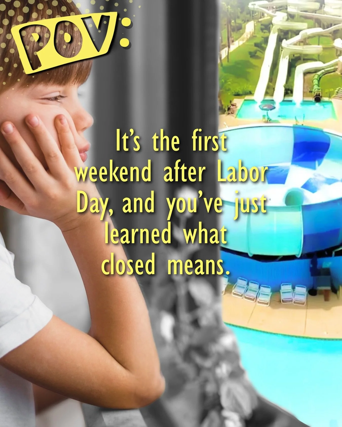 When you&rsquo;re just a kid wanting to live your best slide life. 🛝 🌊☀️

#waterworkspark #waterslides #reddingca #pov