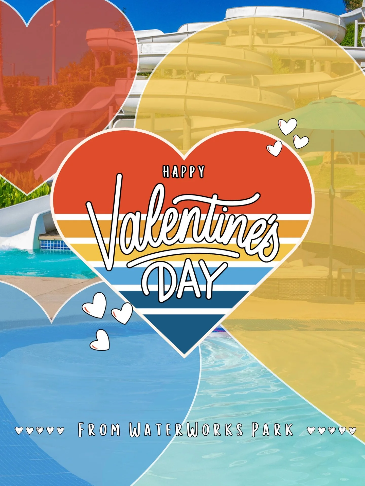 ❤️💛🩵Happy Valentine&rsquo;s Day from all of us at WaterWorks Park!

#waterworkspark #waterslides #reddingca