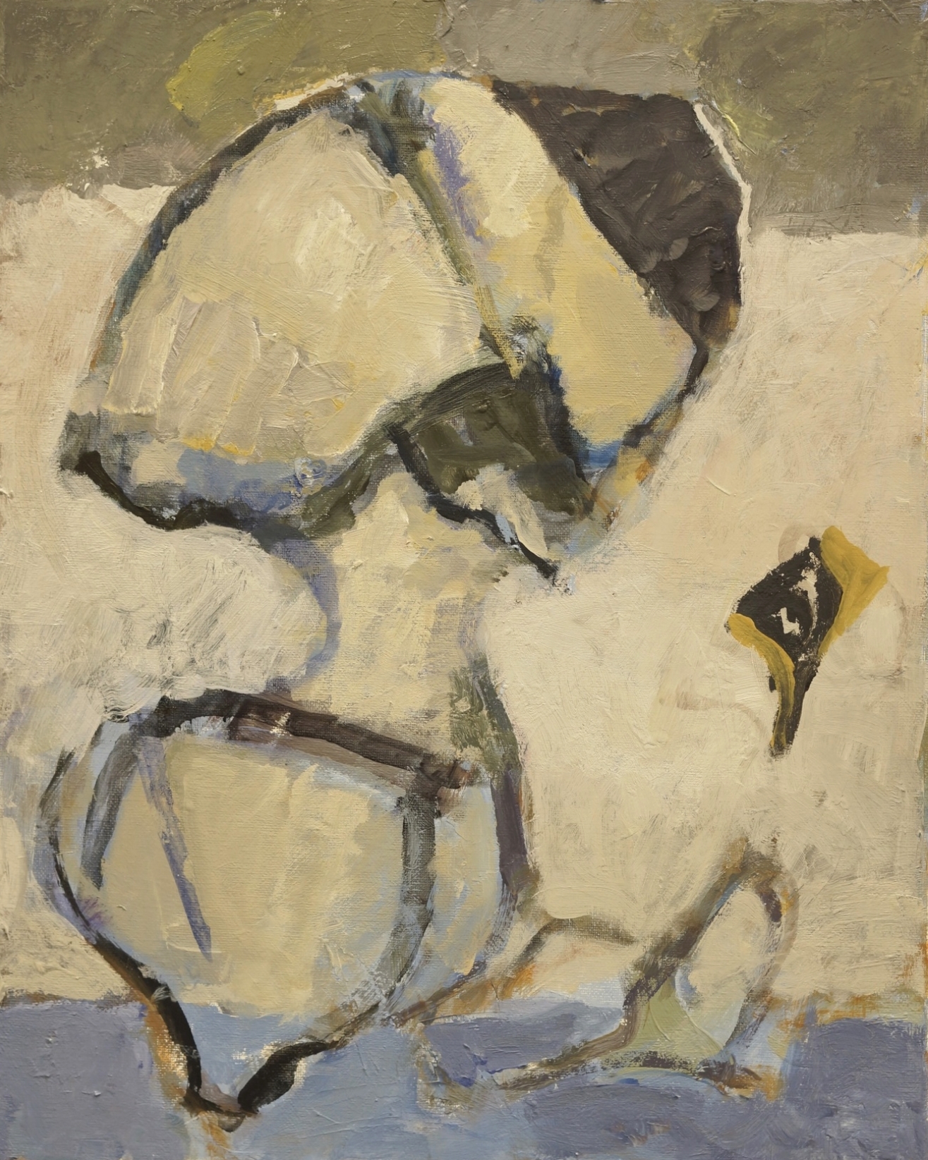   Untitled , 2014  Oil on canvas  20 x 16 inches 