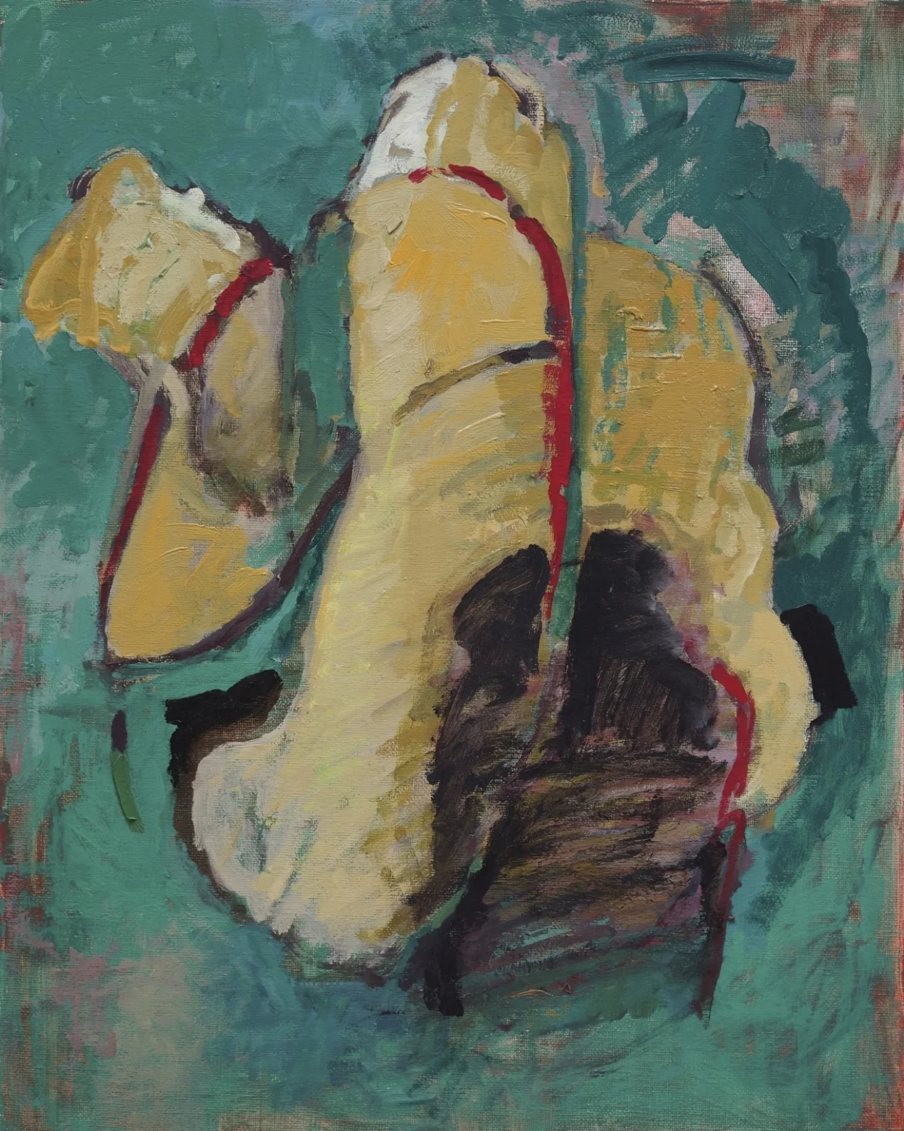   Untitled,&nbsp; 2014  Oil on canvas  20 x 16 inches 