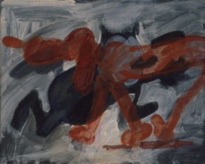  Left and Right , Acrylic on board, 16 1/2" x 20", 1989