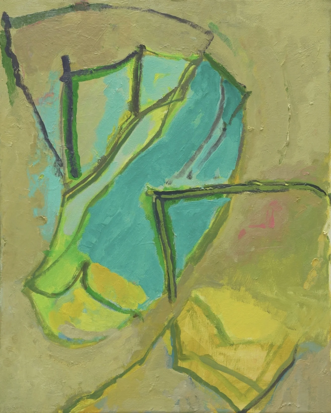   Untitled,&nbsp; Oil on canvas, 20 x 16 inches, 2014 