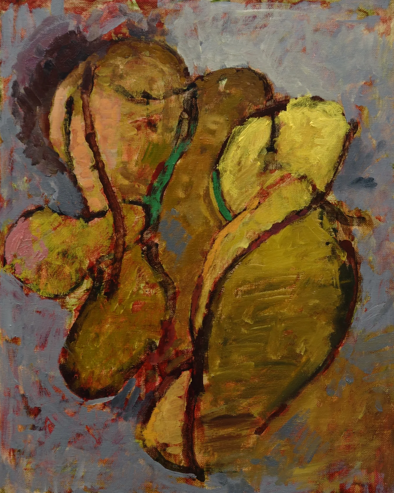   Untitled , Oil on canvas, 20 x 16 inches, 2014 