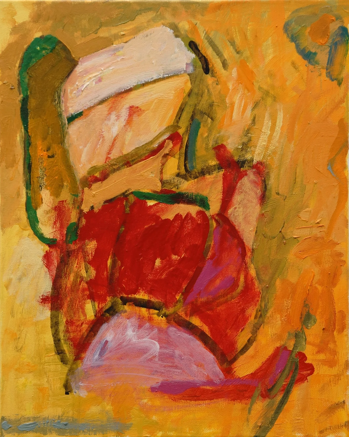   Untitled , 2014  Oil on canvas  20 x 16 inches 