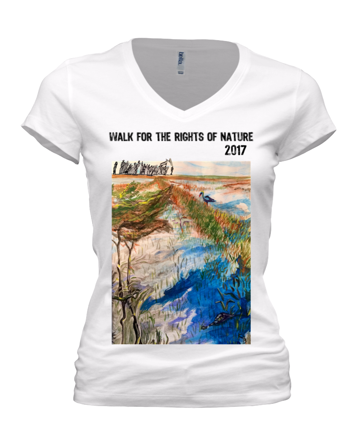 Walk For Future Generations 2017 V Neck Front.png
