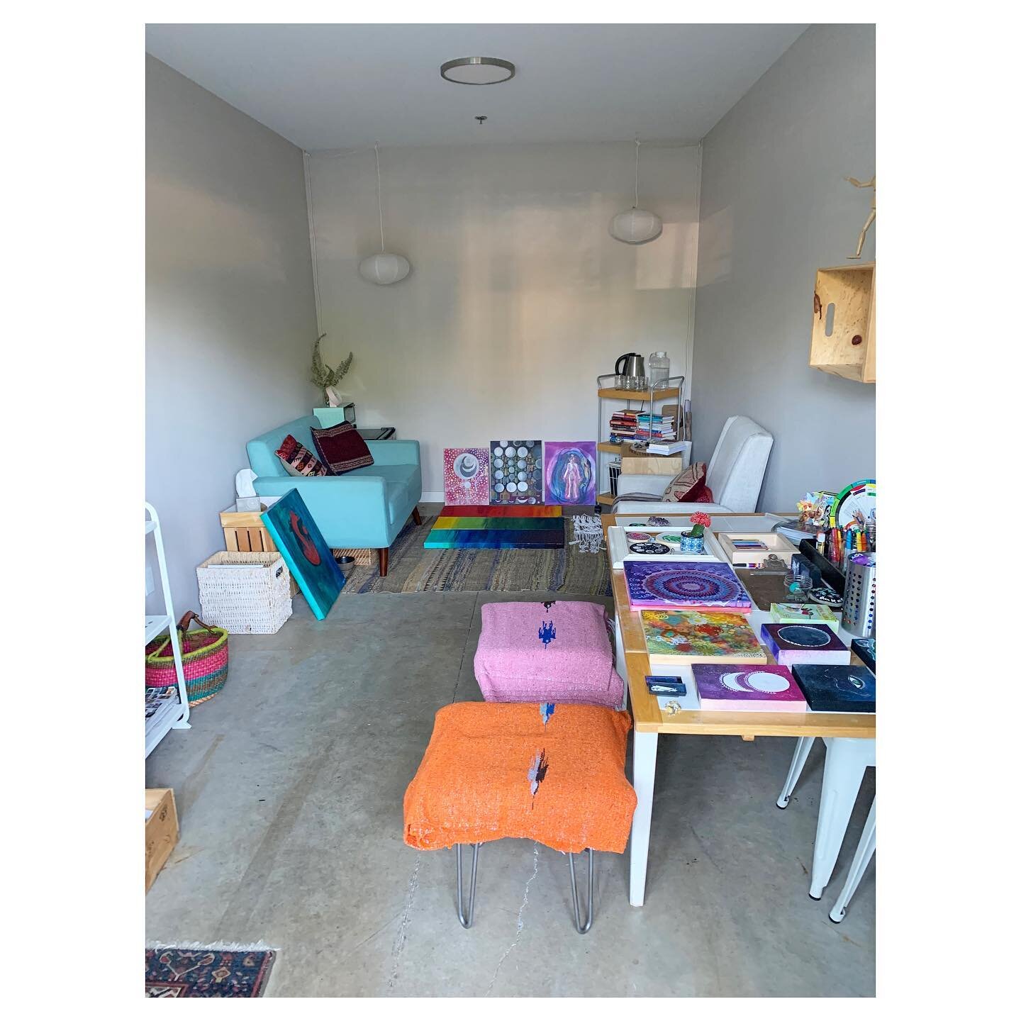 I&rsquo;ve been taking down the art, this week, as I prepare to close the doors of the Awaken Art Therapy studio, at the end of the month. Surrendering to the unknown. This space has been a place to process, connect, share, grieve, be messy, be with,