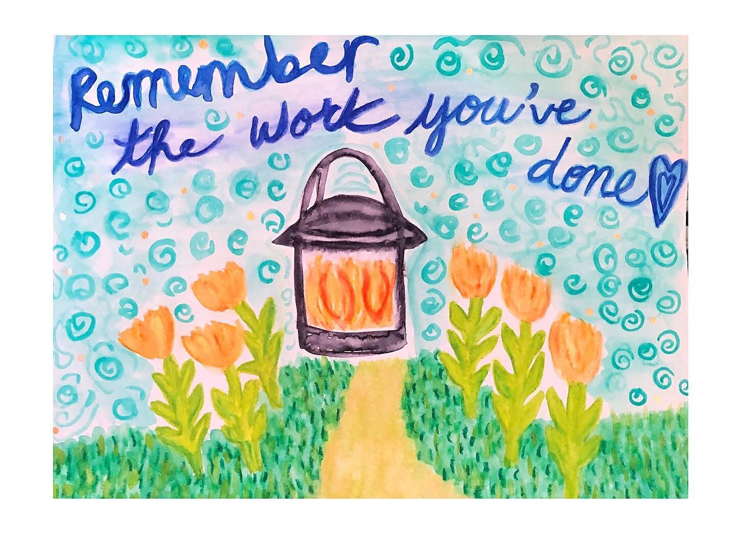 &ldquo;Remember the work you&rsquo;ve done&rdquo; 🪔 ✨🌻 this image and phrase seems appropriate this time of year, especially in 2020. Sometimes our work isn&rsquo;t visible or tangible. Yet, it&rsquo;s still happening. We are all always in a proces